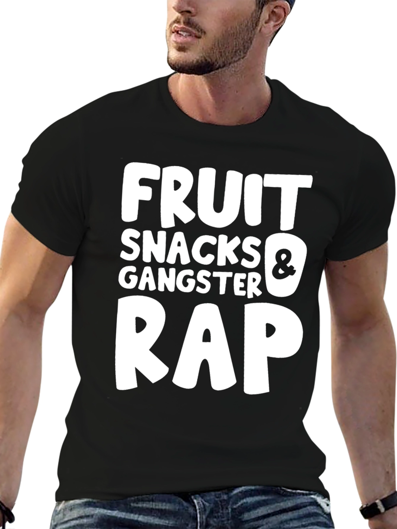 Fruit Snacks Gangster Rap Graphic Tee