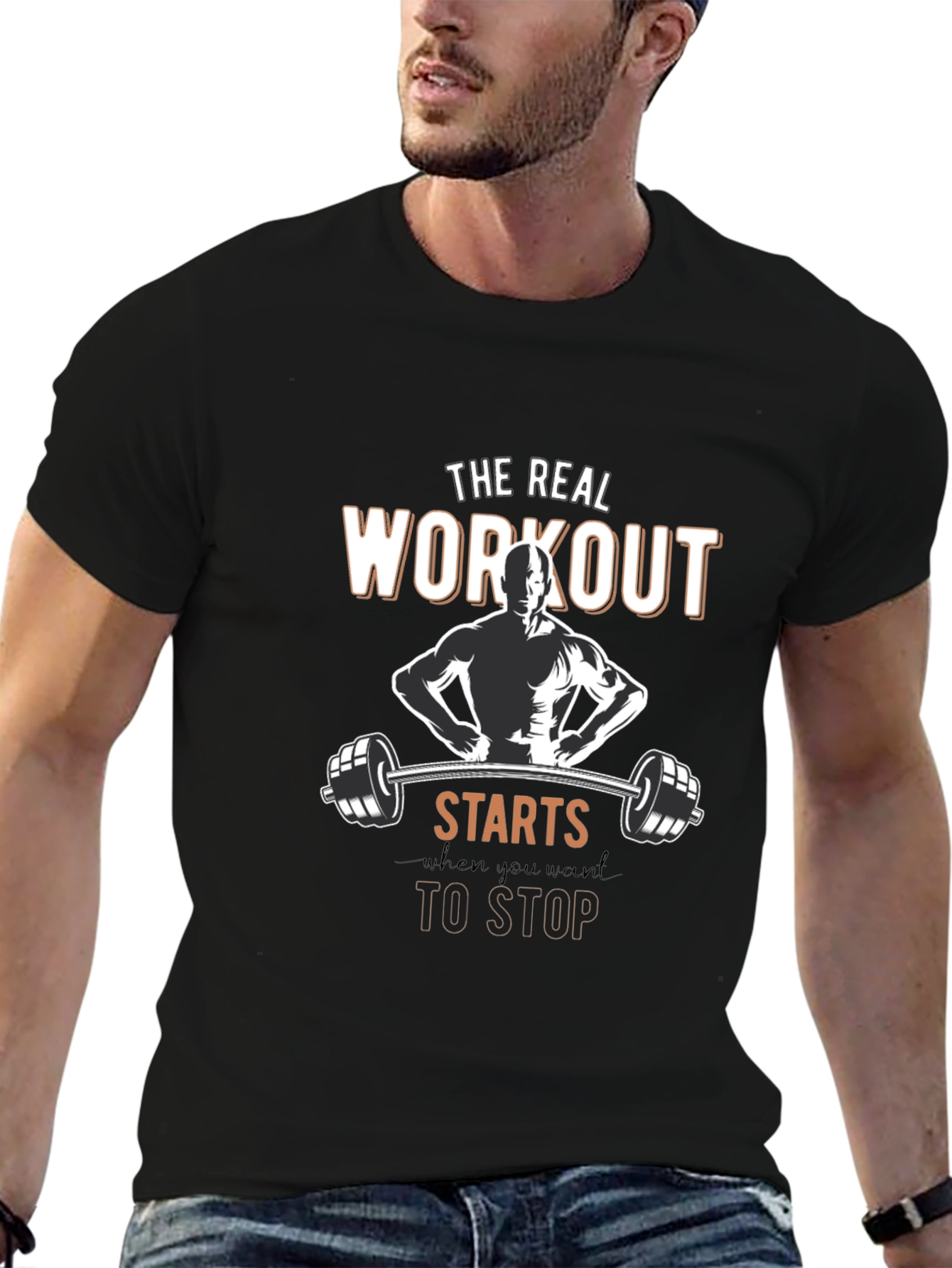 The Real Workout Graphic T-Shirt