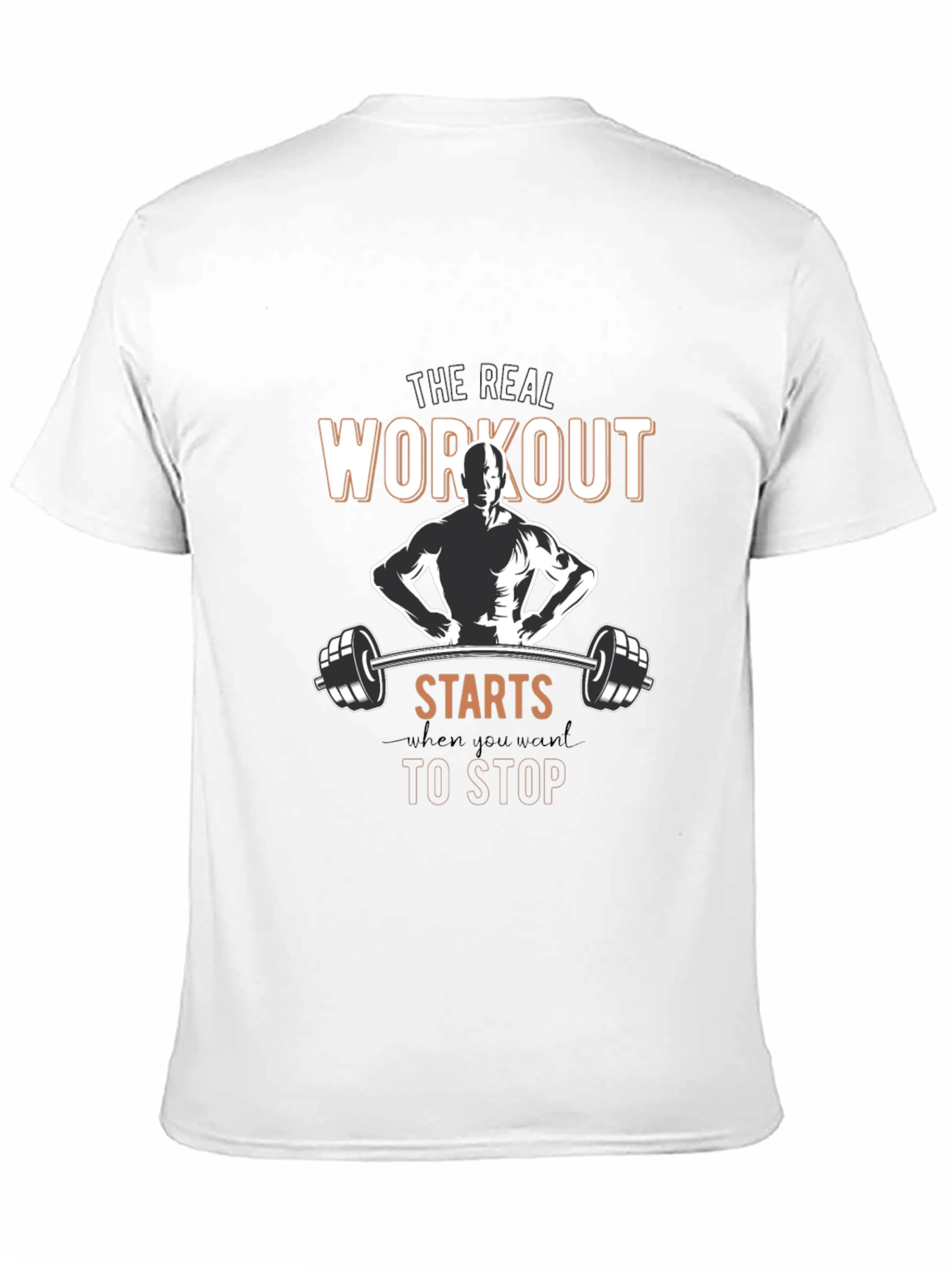 The Real Workout Graphic T-Shirt
