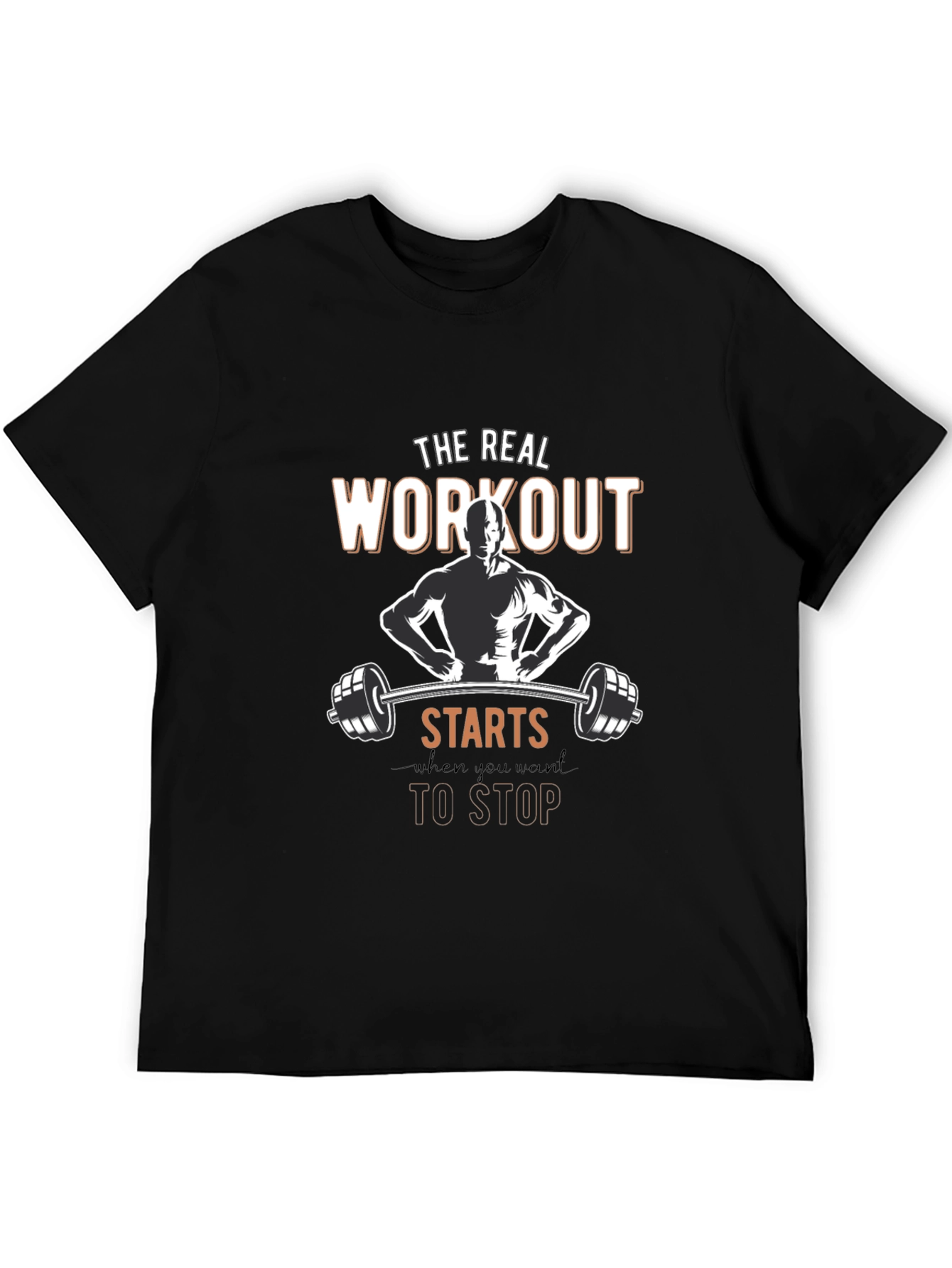 The Real Workout Graphic T-Shirt
