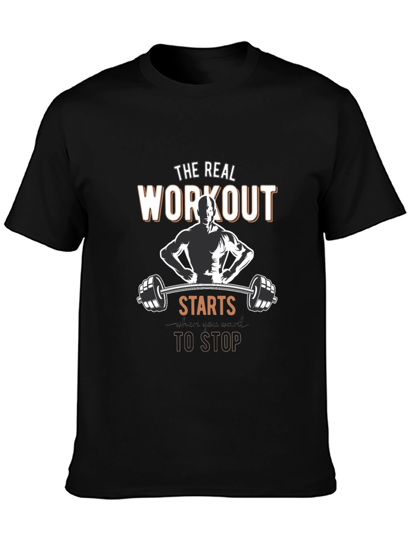 The Real Workout Graphic T-Shirt