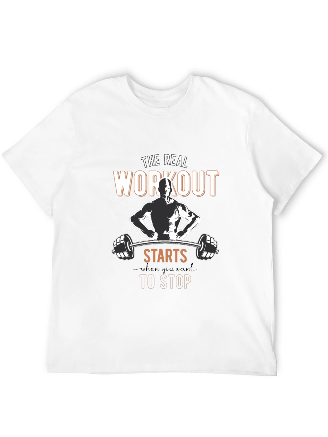 The Real Workout Graphic T-Shirt