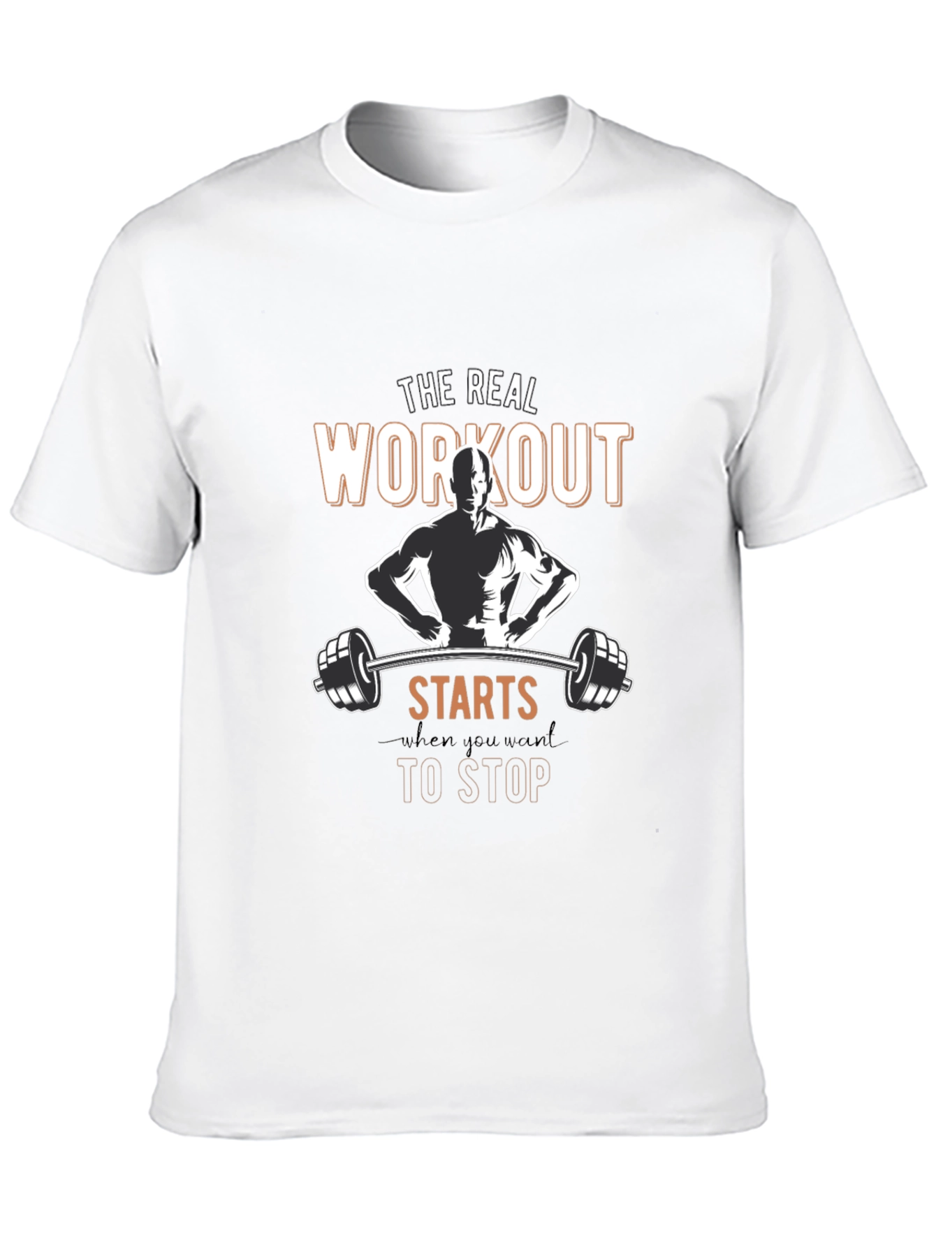The Real Workout Graphic T-Shirt