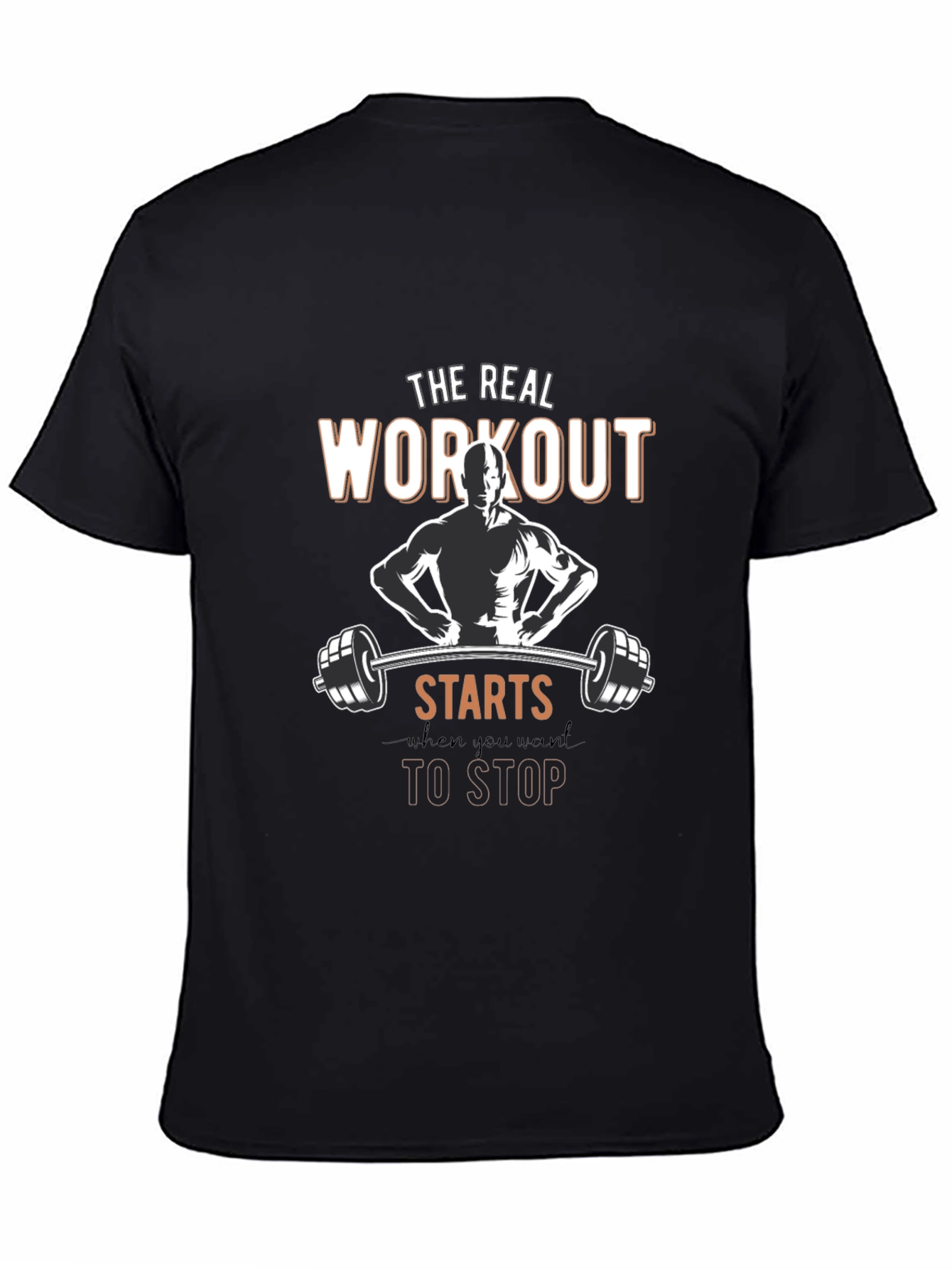 The Real Workout Graphic T-Shirt