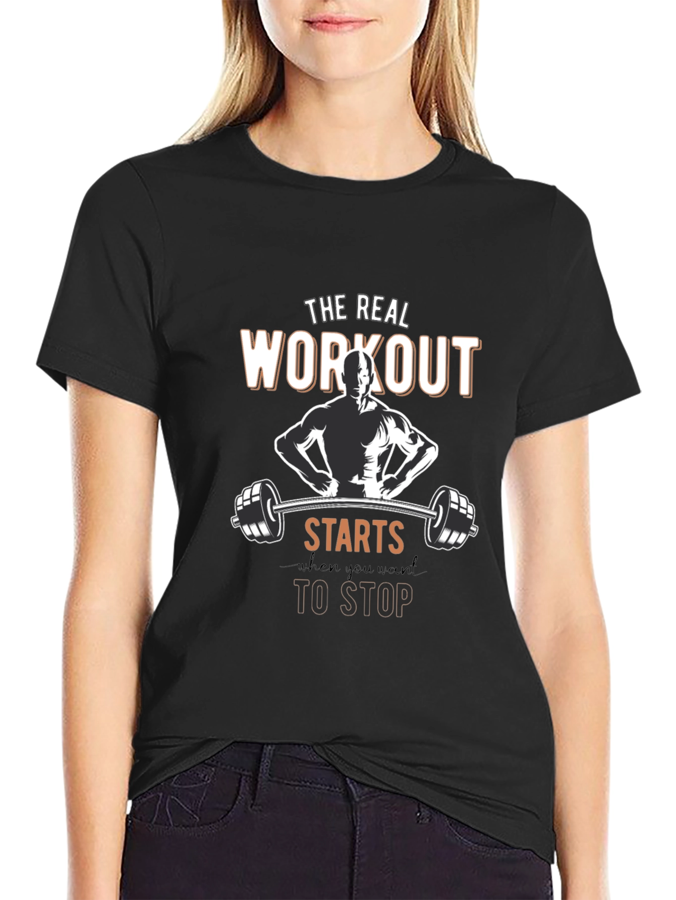 The Real Workout Graphic T-Shirt