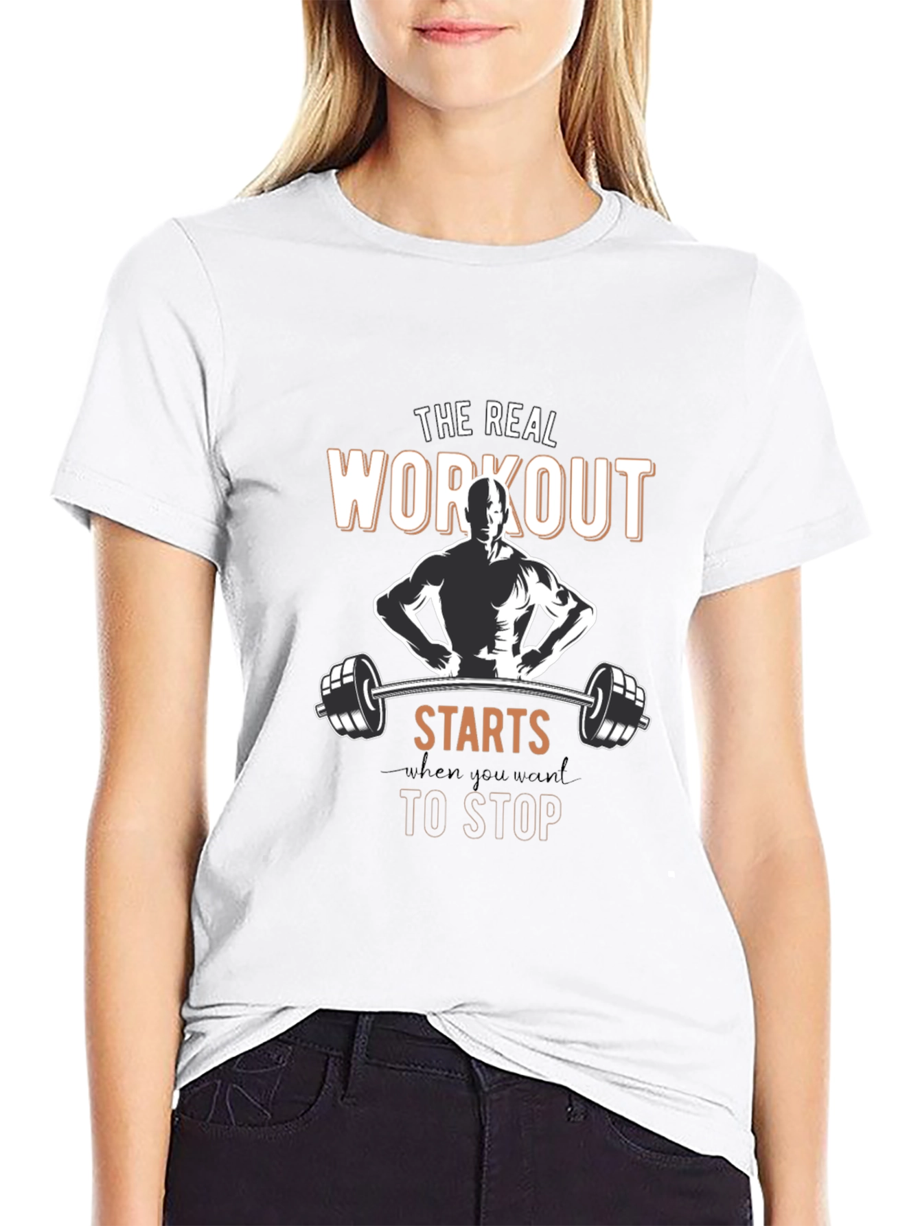 The Real Workout Graphic T-Shirt