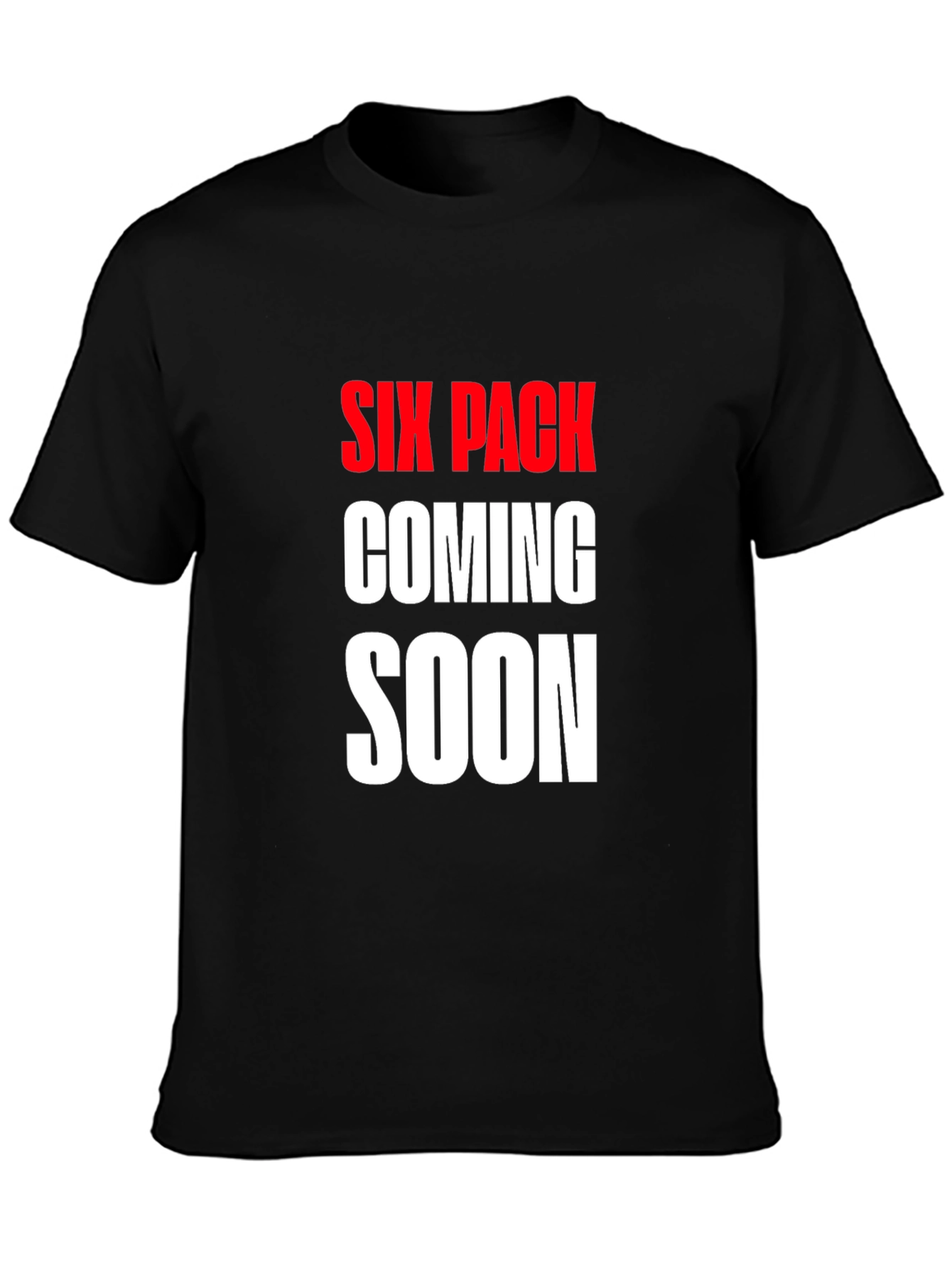 Six Pack Coming Soon Graphic Tee - Black