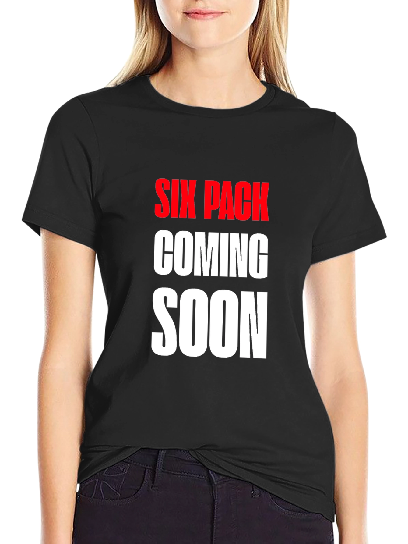 Six Pack Coming Soon Graphic Tee - Black