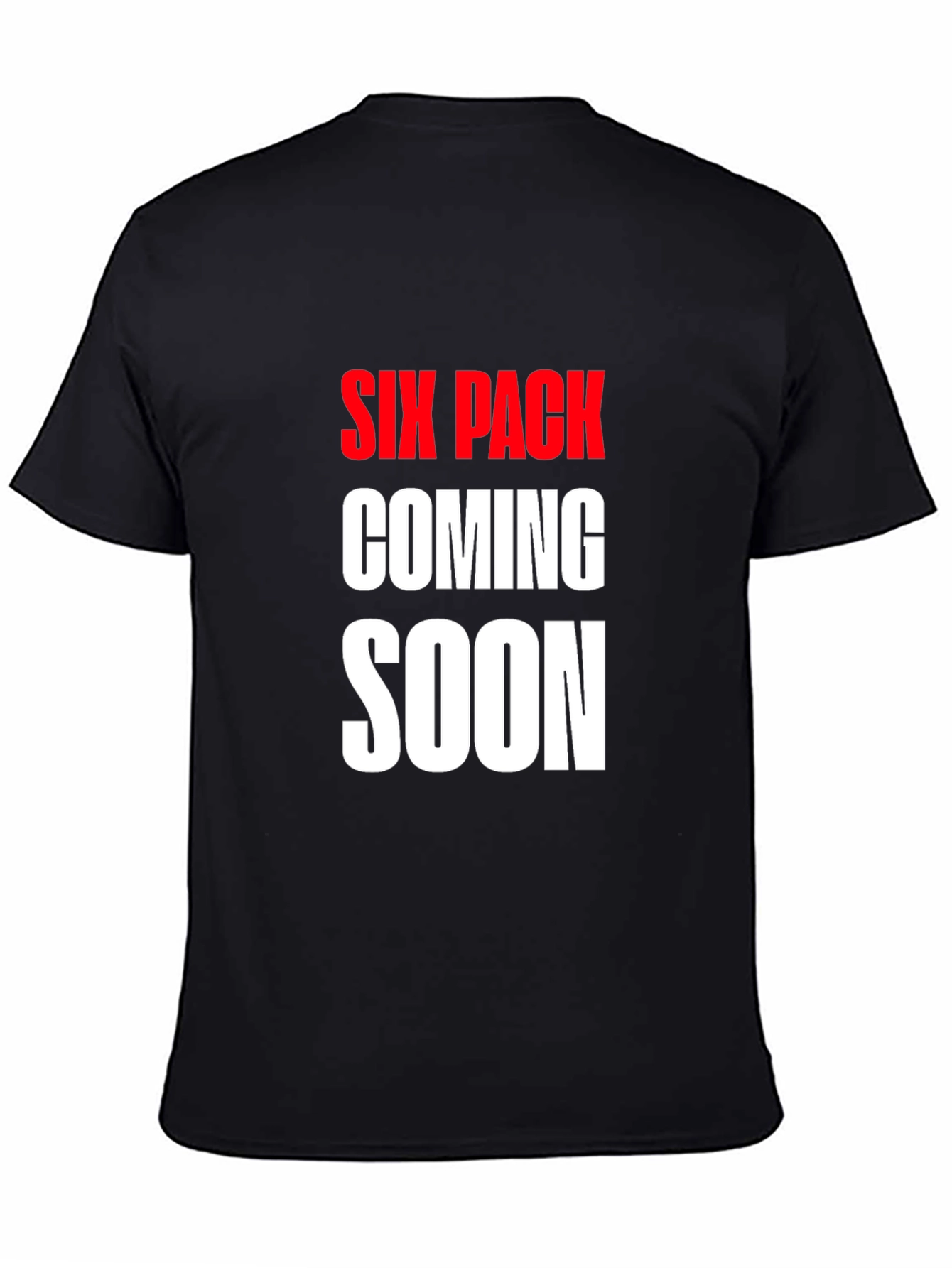 Six Pack Coming Soon Graphic Tee - Black