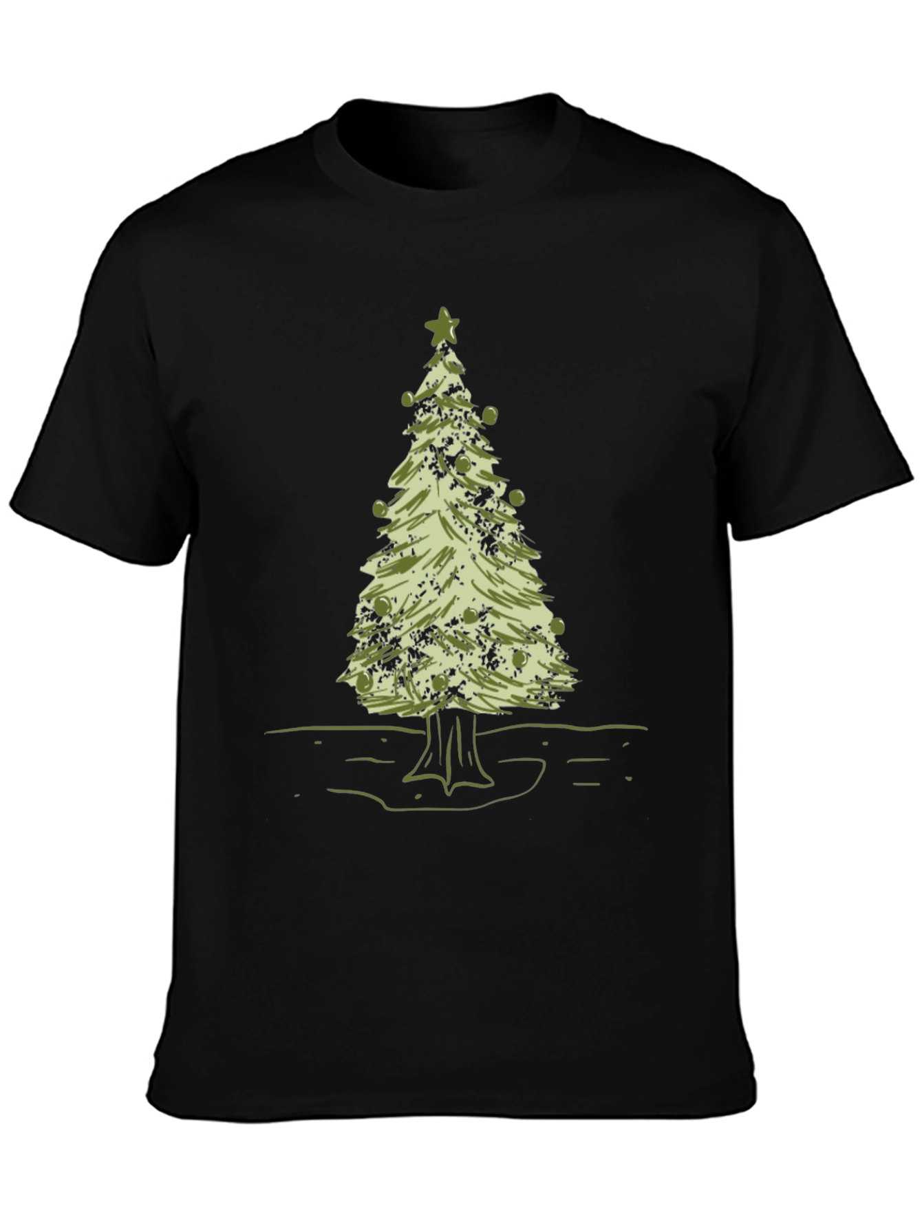 Christmas Tree Graphic T-Shirt