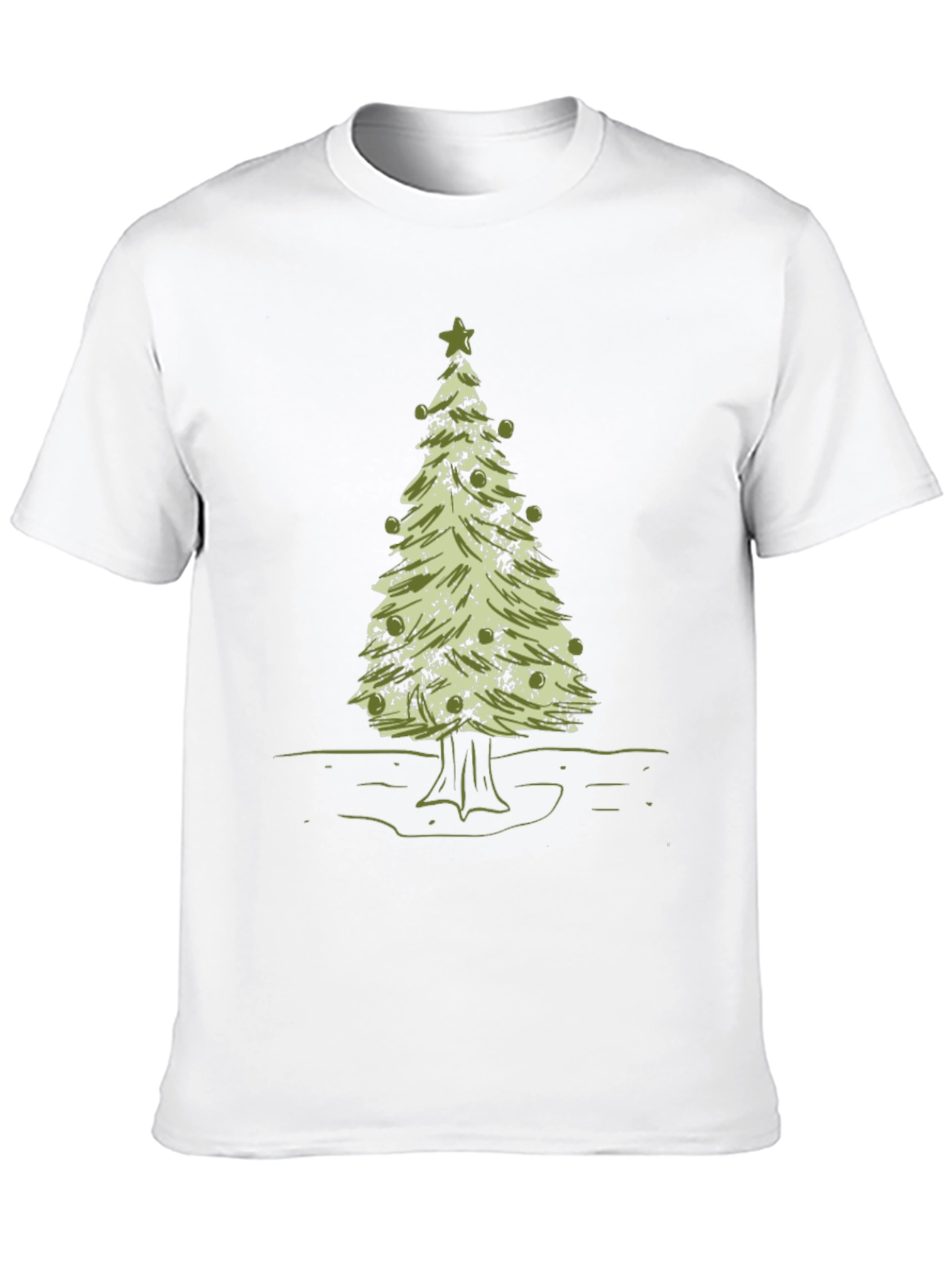 Christmas Tree Graphic T-Shirt