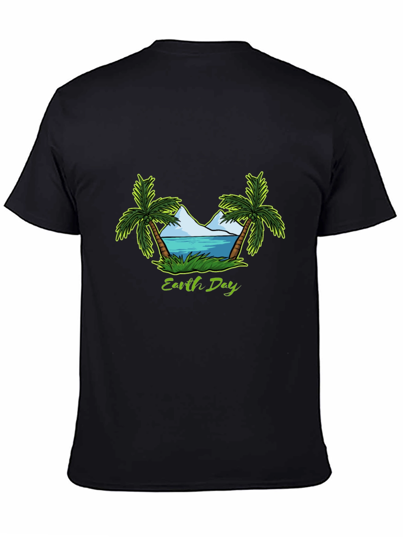Earth Day Palm Tree Graphic T-Shirt