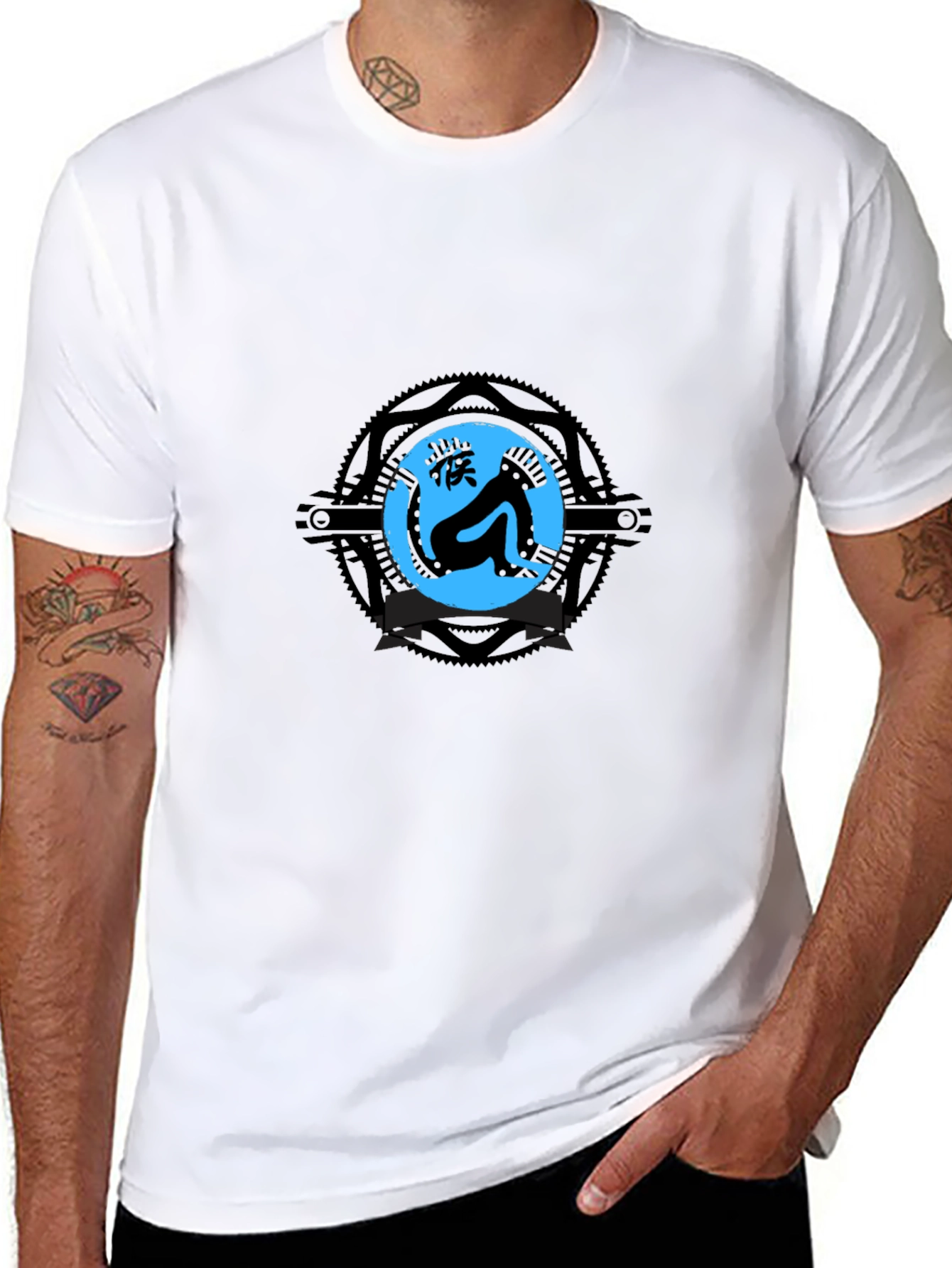Monkey Graphic Black T-Shirt