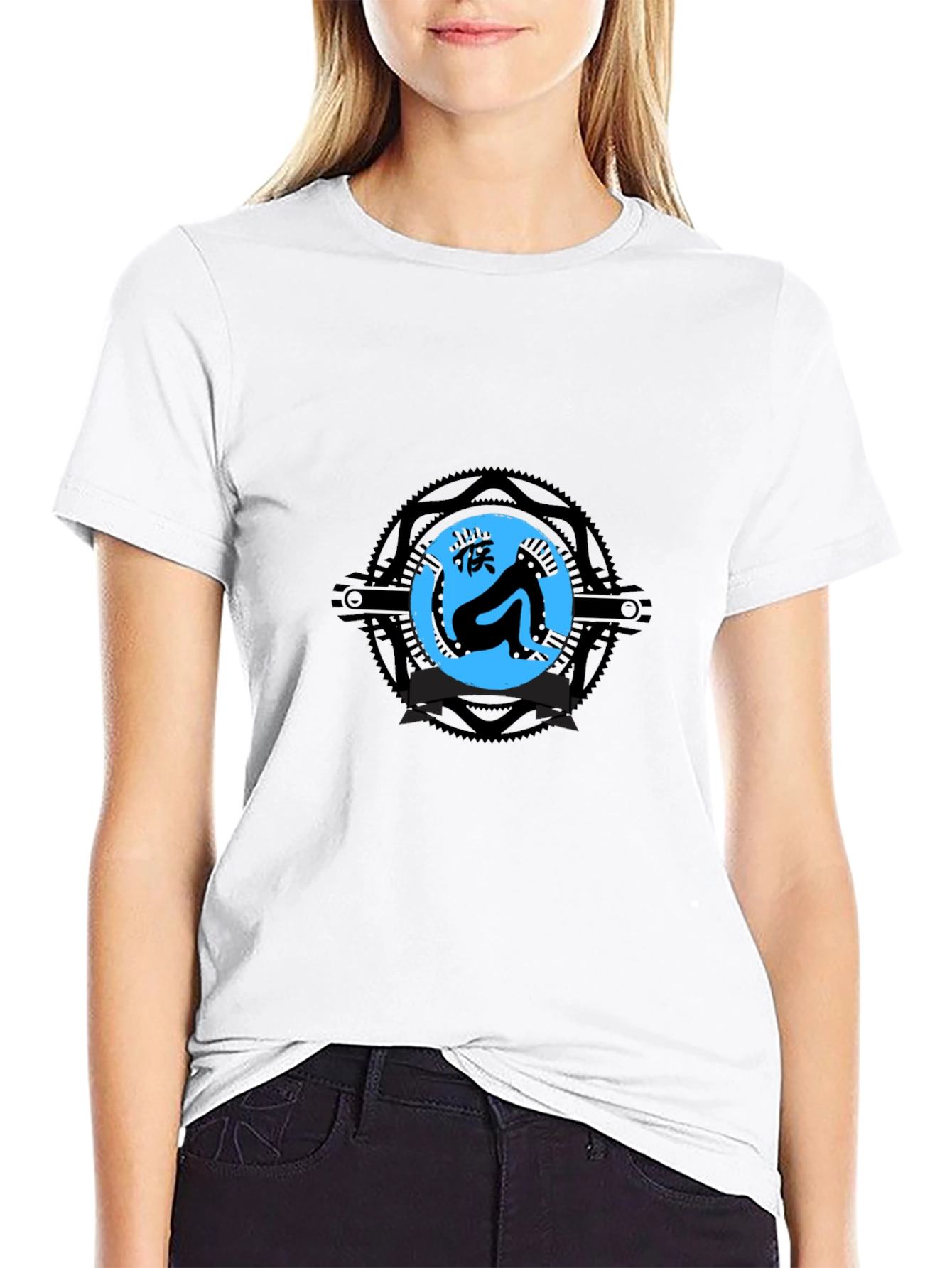 Monkey Graphic Black T-Shirt