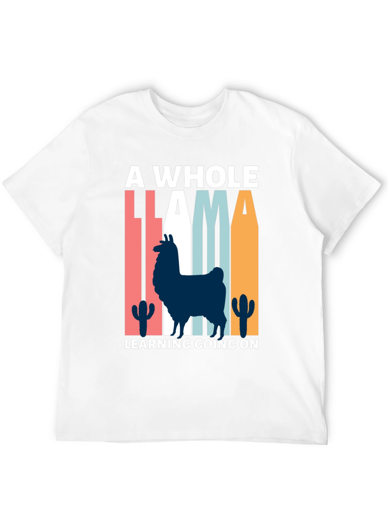 Llama Learning T-Shirt - Quirky & Fun!