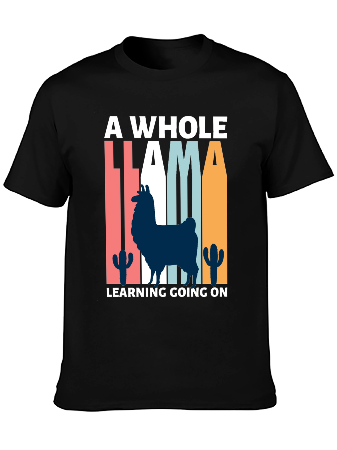 Llama Learning T-Shirt - Quirky & Fun!