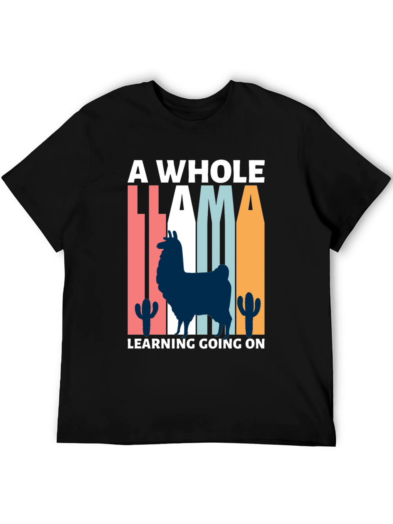 Llama Learning T-Shirt - Quirky & Fun!