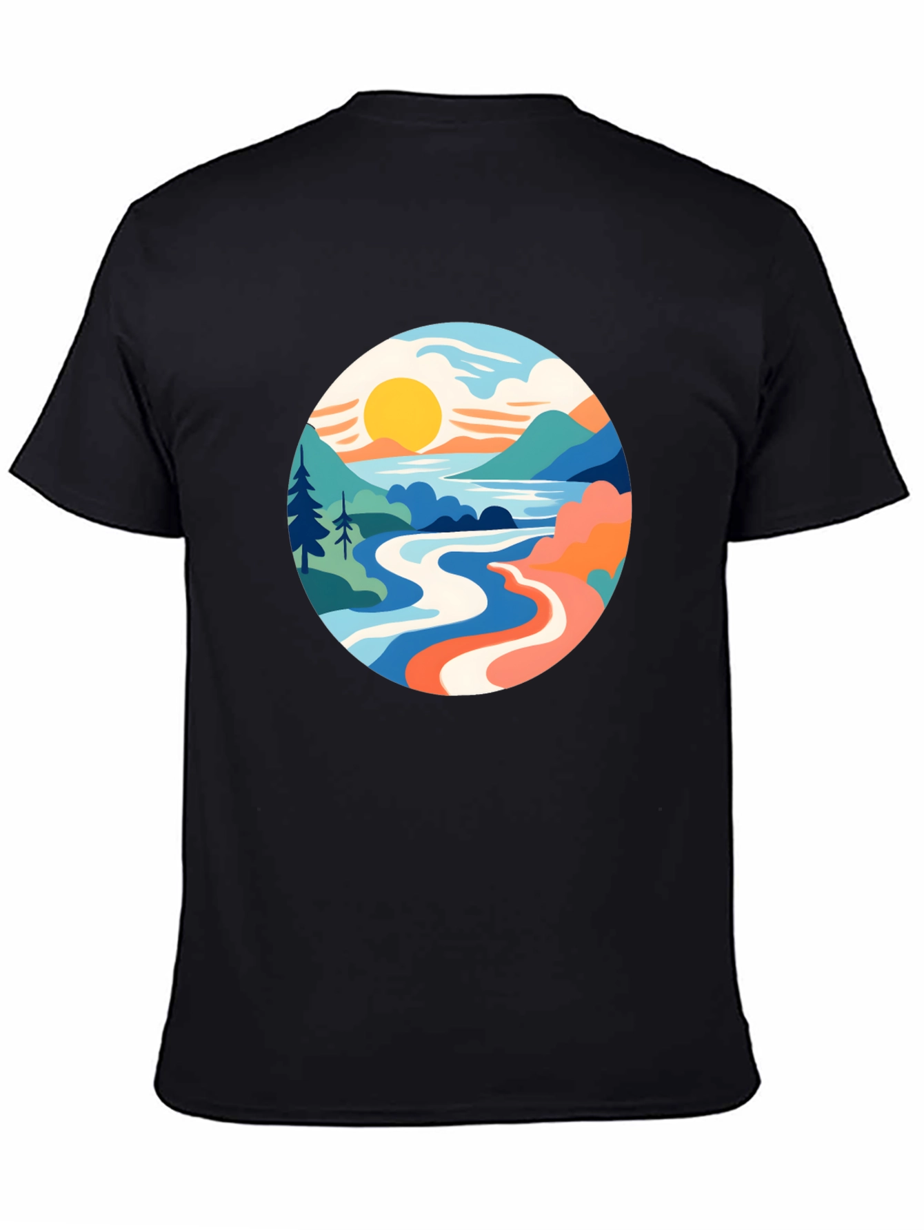 Scenic Landscape Graphic Tee