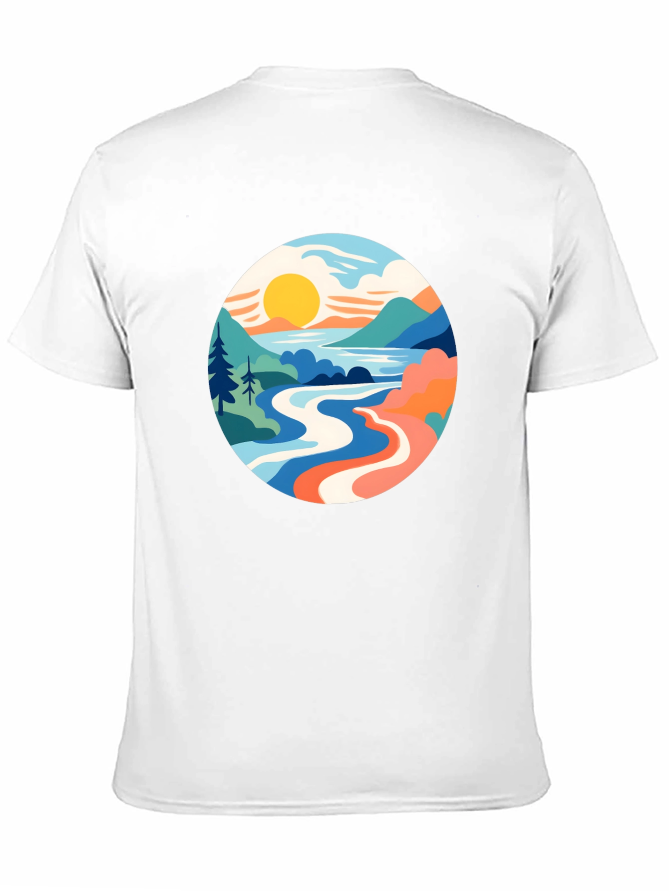 Scenic Landscape Graphic Tee