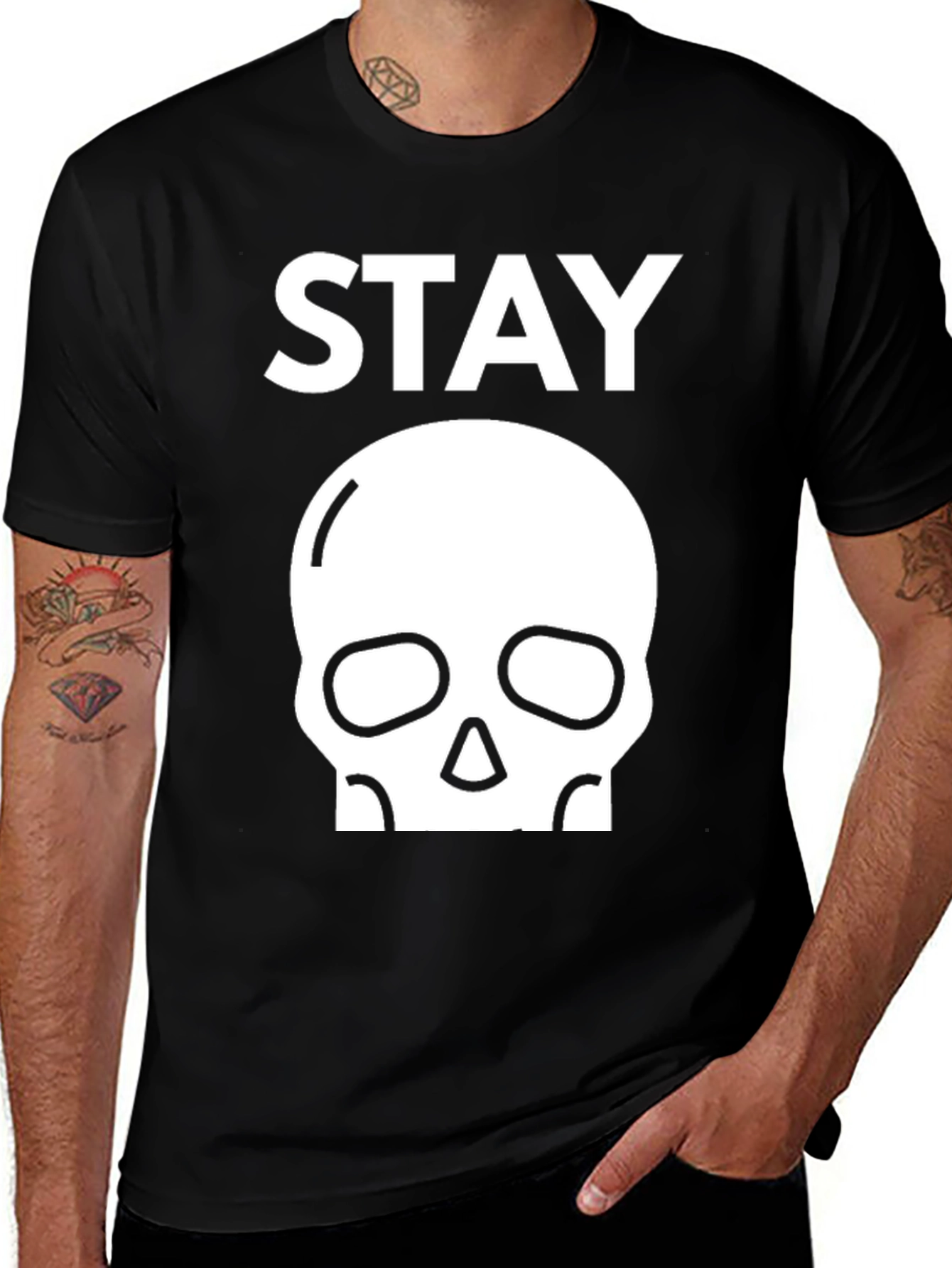 Stay Skull Graphic T-Shirt