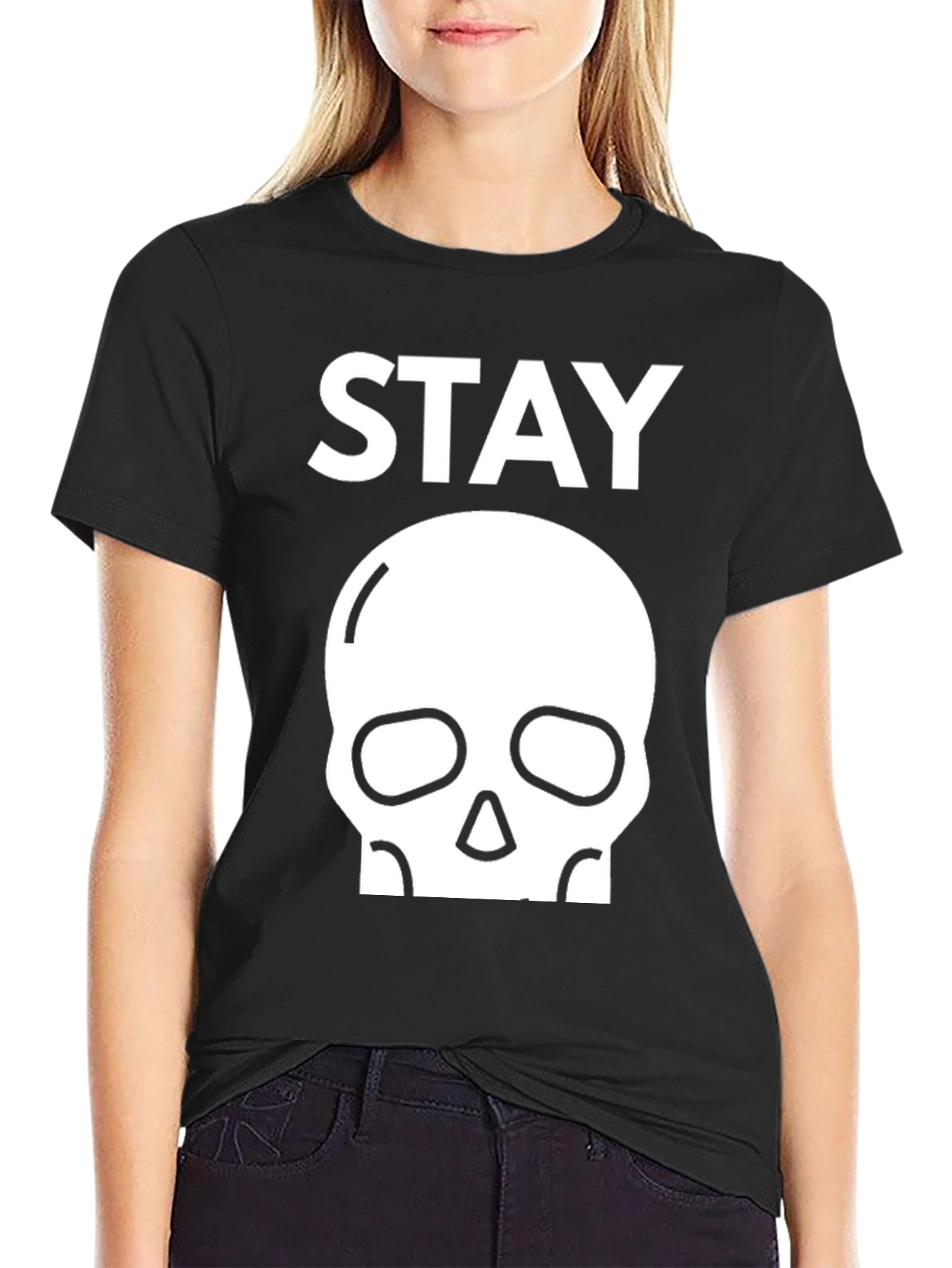 Stay Skull Graphic T-Shirt