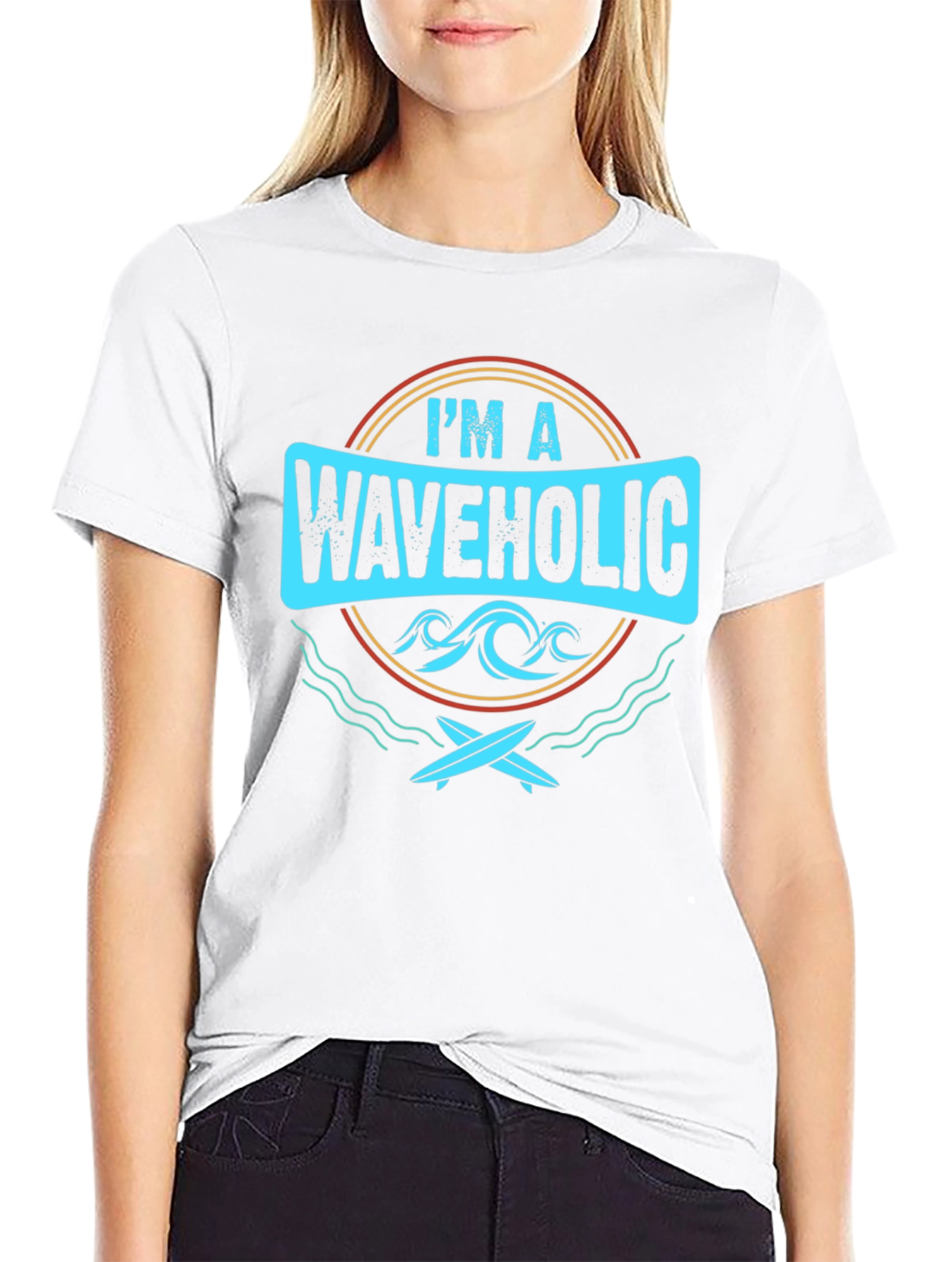 Im A Waveholic Graphic T-Shirt