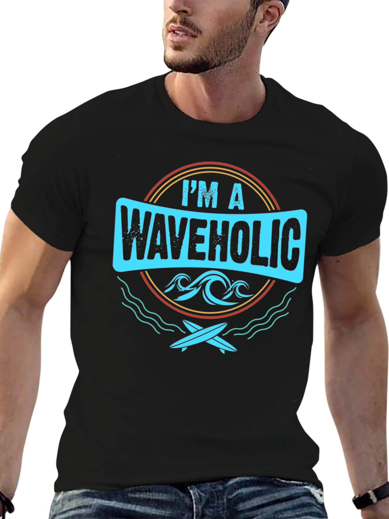 Im A Waveholic Graphic T-Shirt