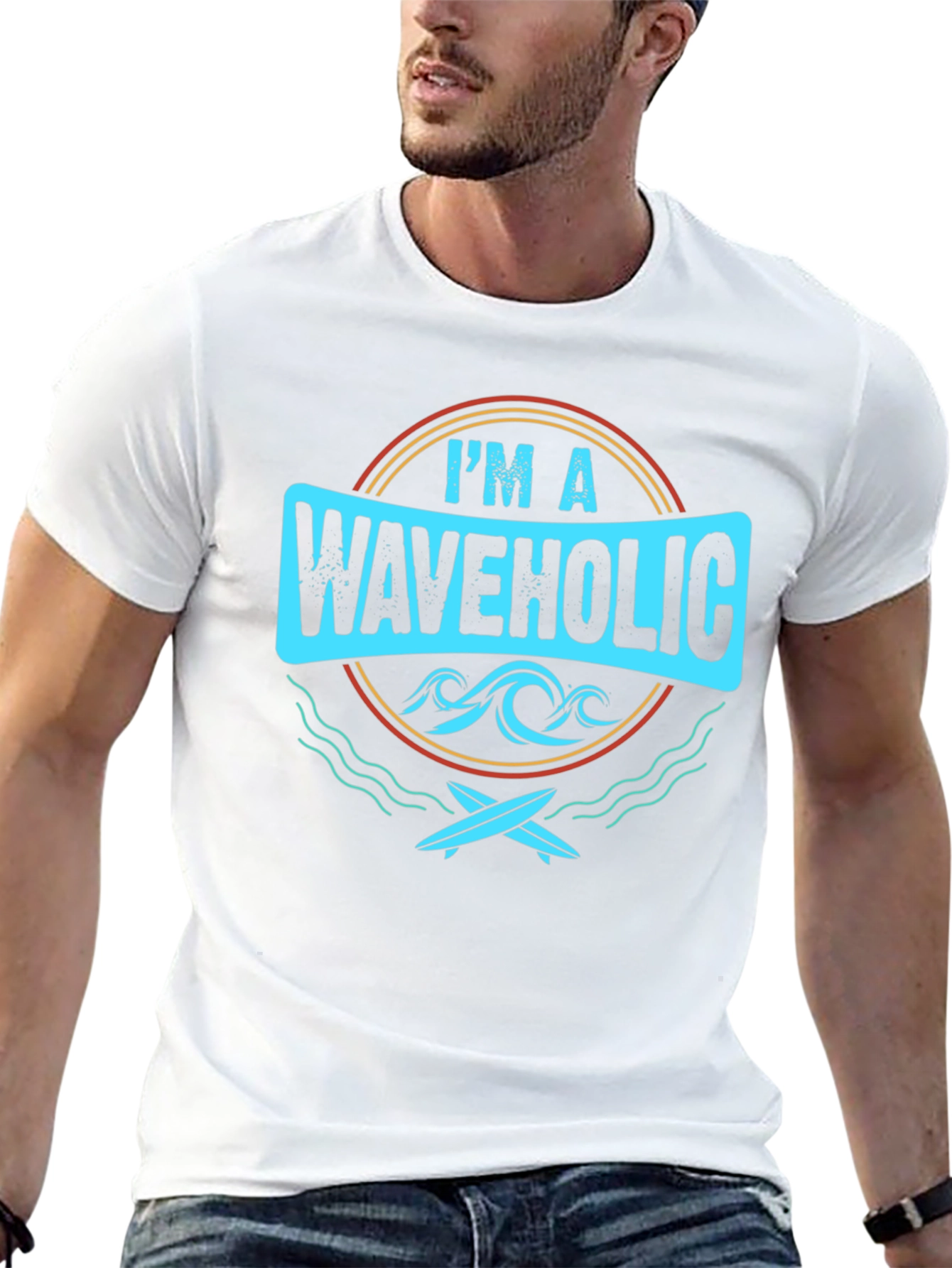 Im A Waveholic Graphic T-Shirt