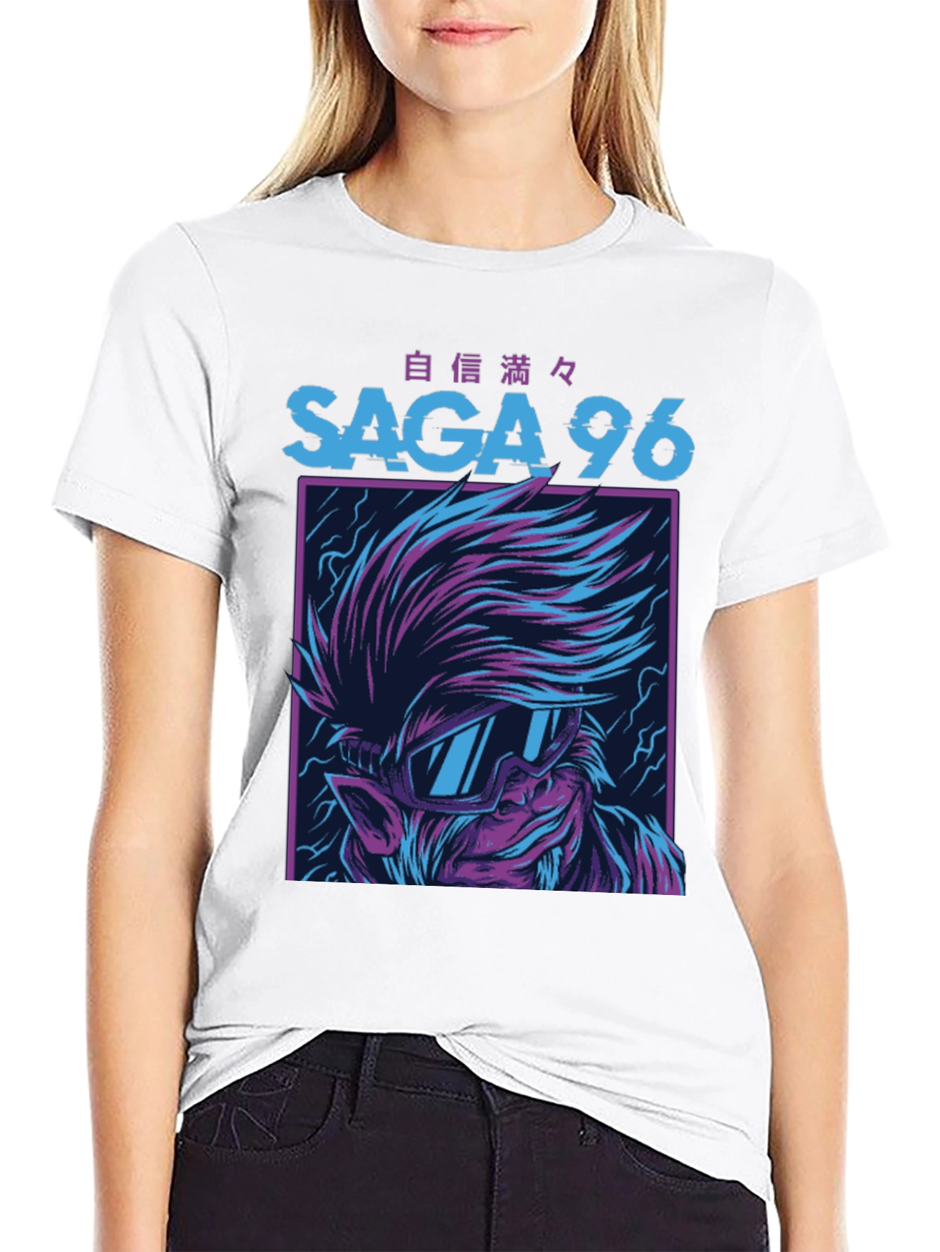 Saga 96 Graphic T-Shirt - Bold Anime Style