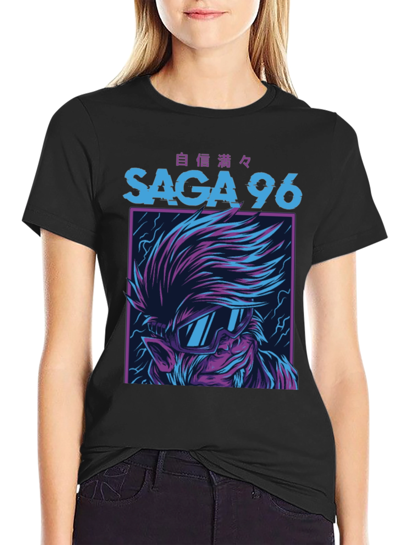 Saga 96 Graphic T-Shirt - Bold Anime Style