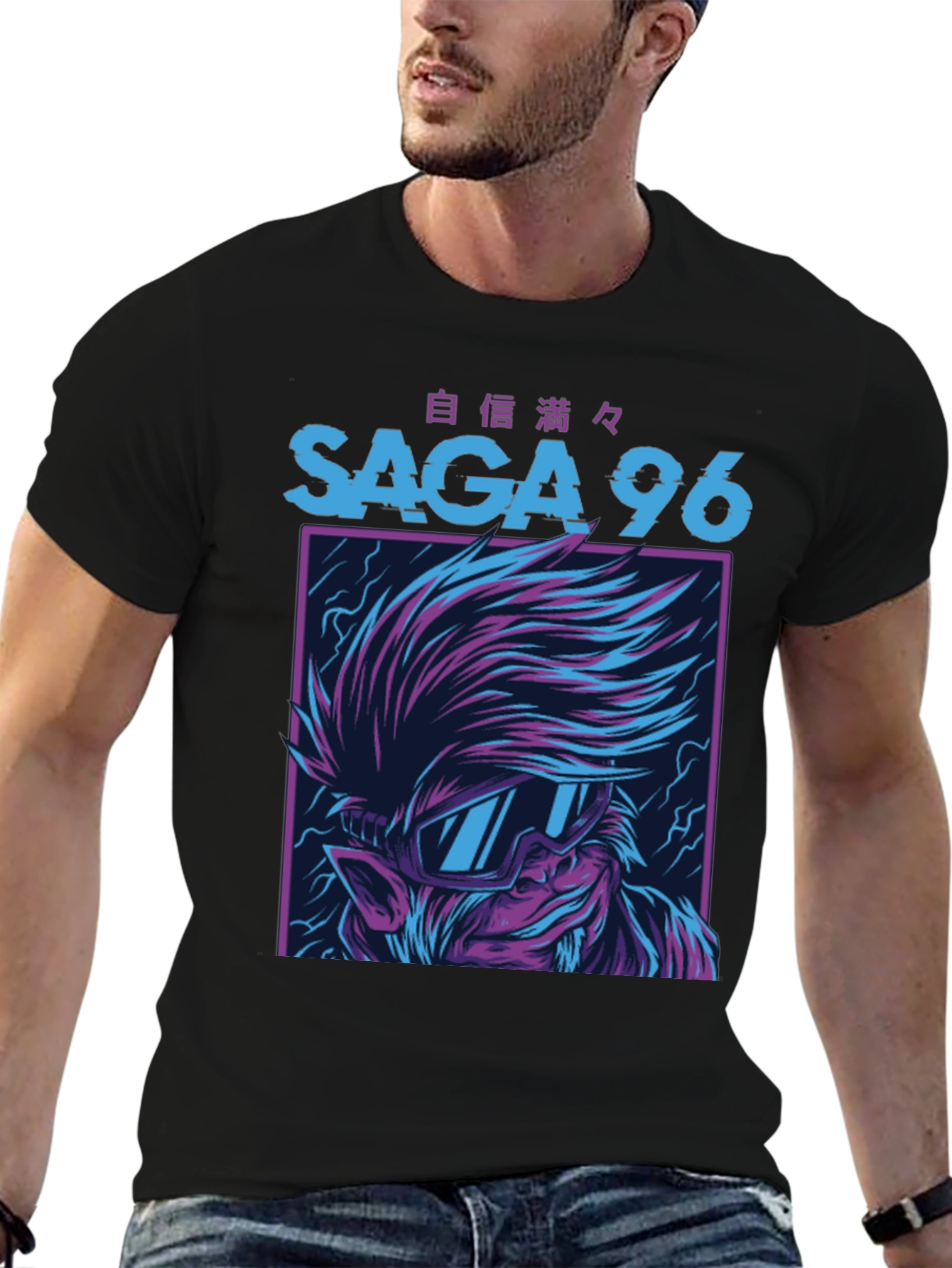 Saga 96 Graphic T-Shirt - Bold Anime Style