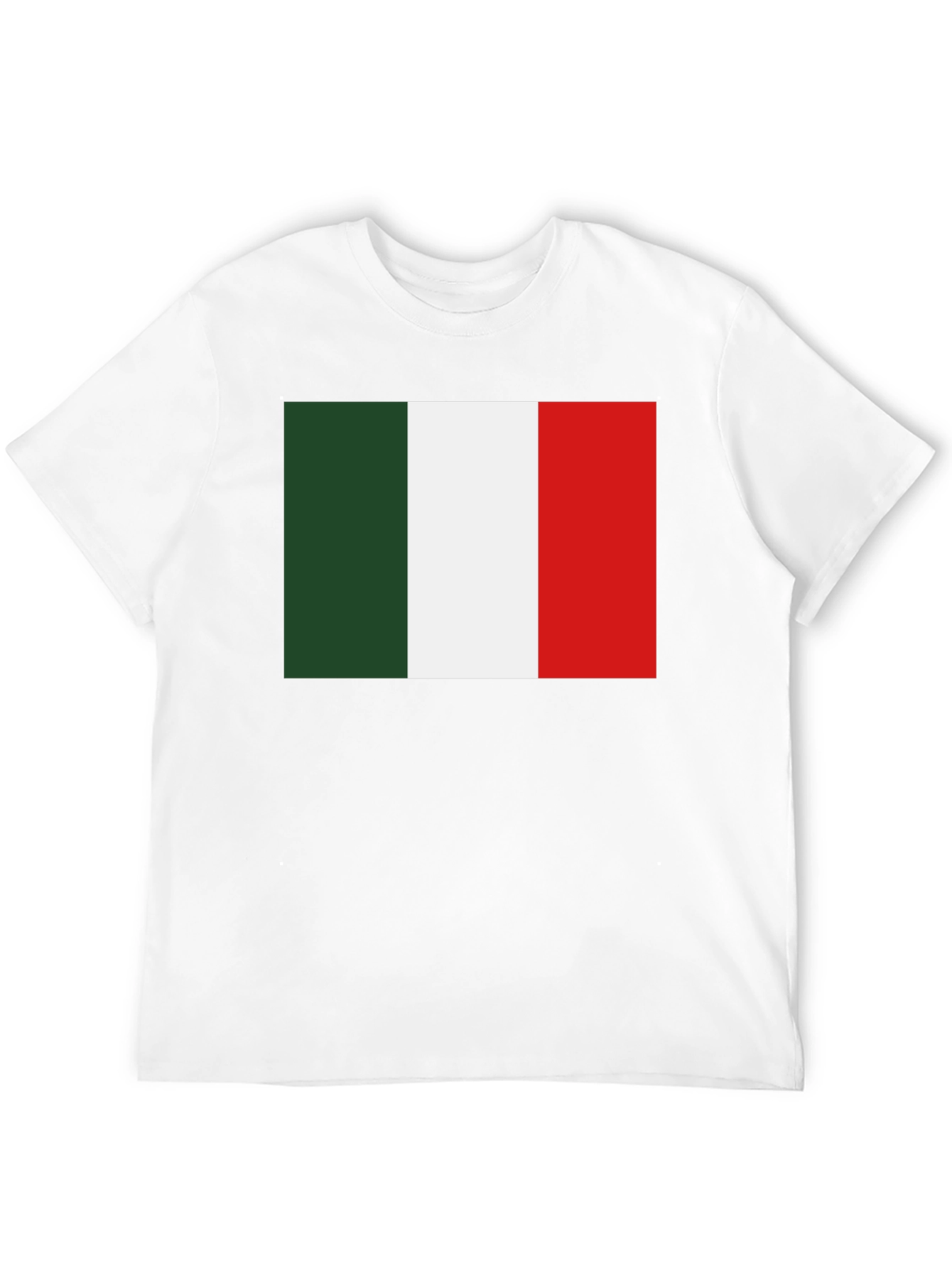 Italy Flag Graphic Tee - Black
