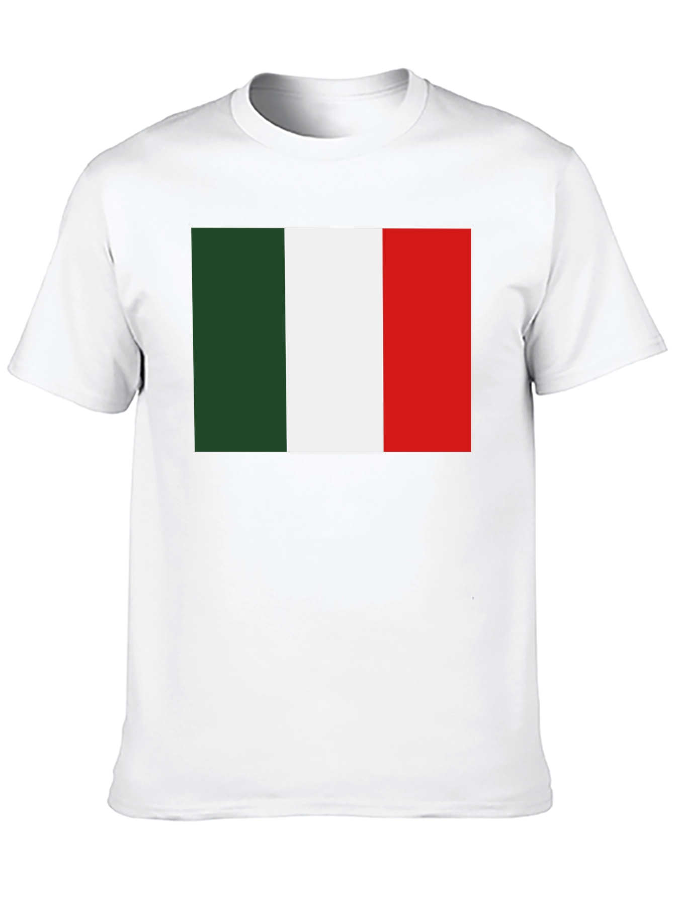 Italy Flag Graphic Tee - Black