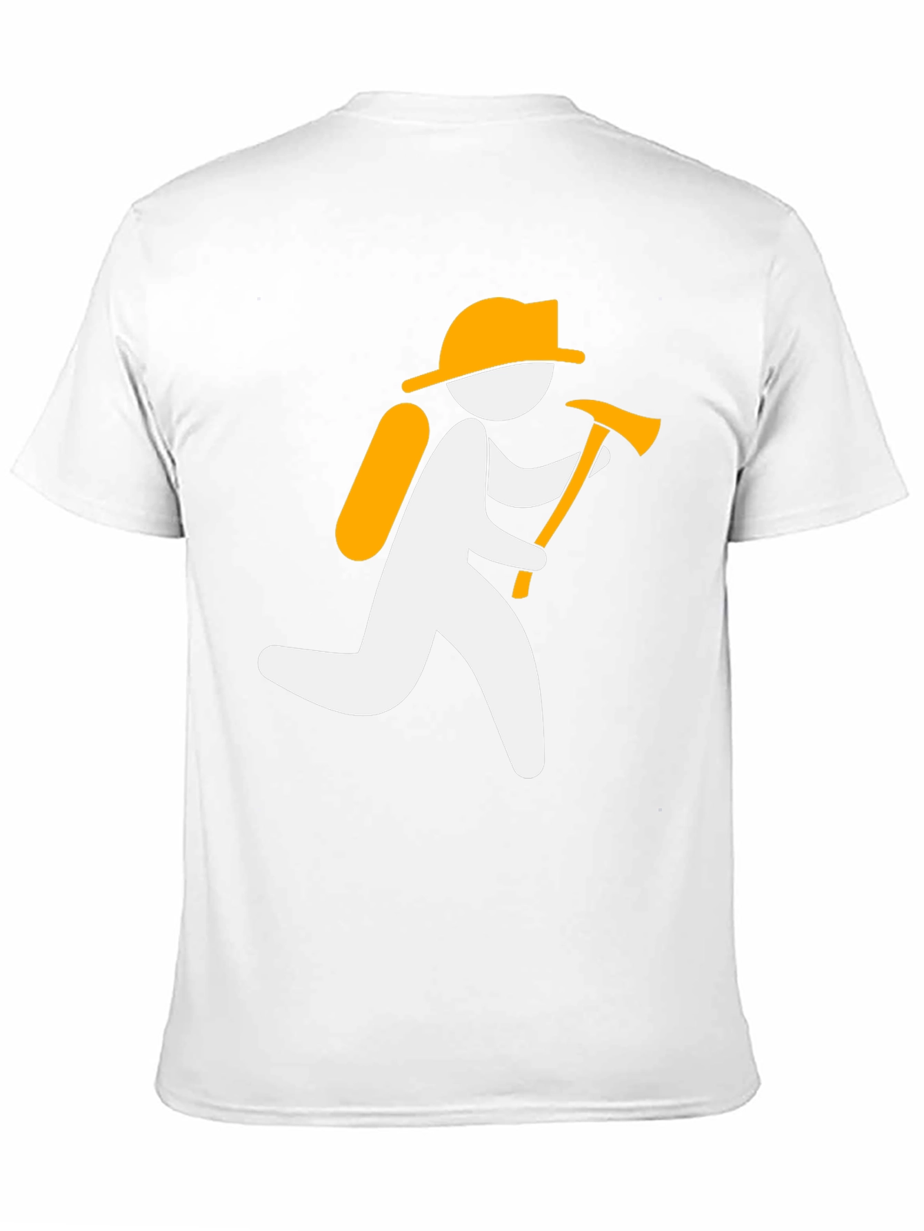 Firefighter Graphic Tee - Black Cotton T-Shirt