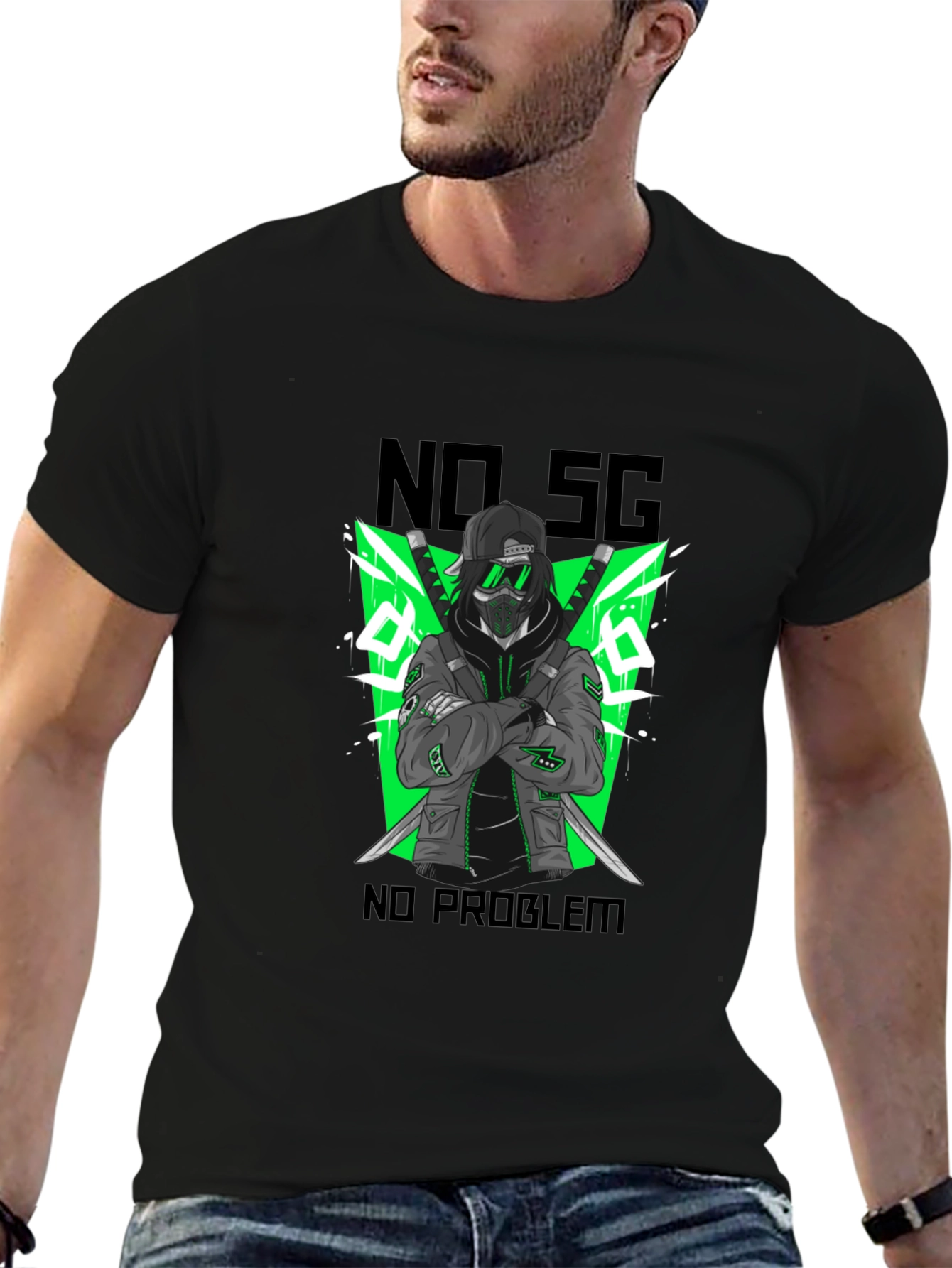 No 5G No Problem Graphic T-Shirt