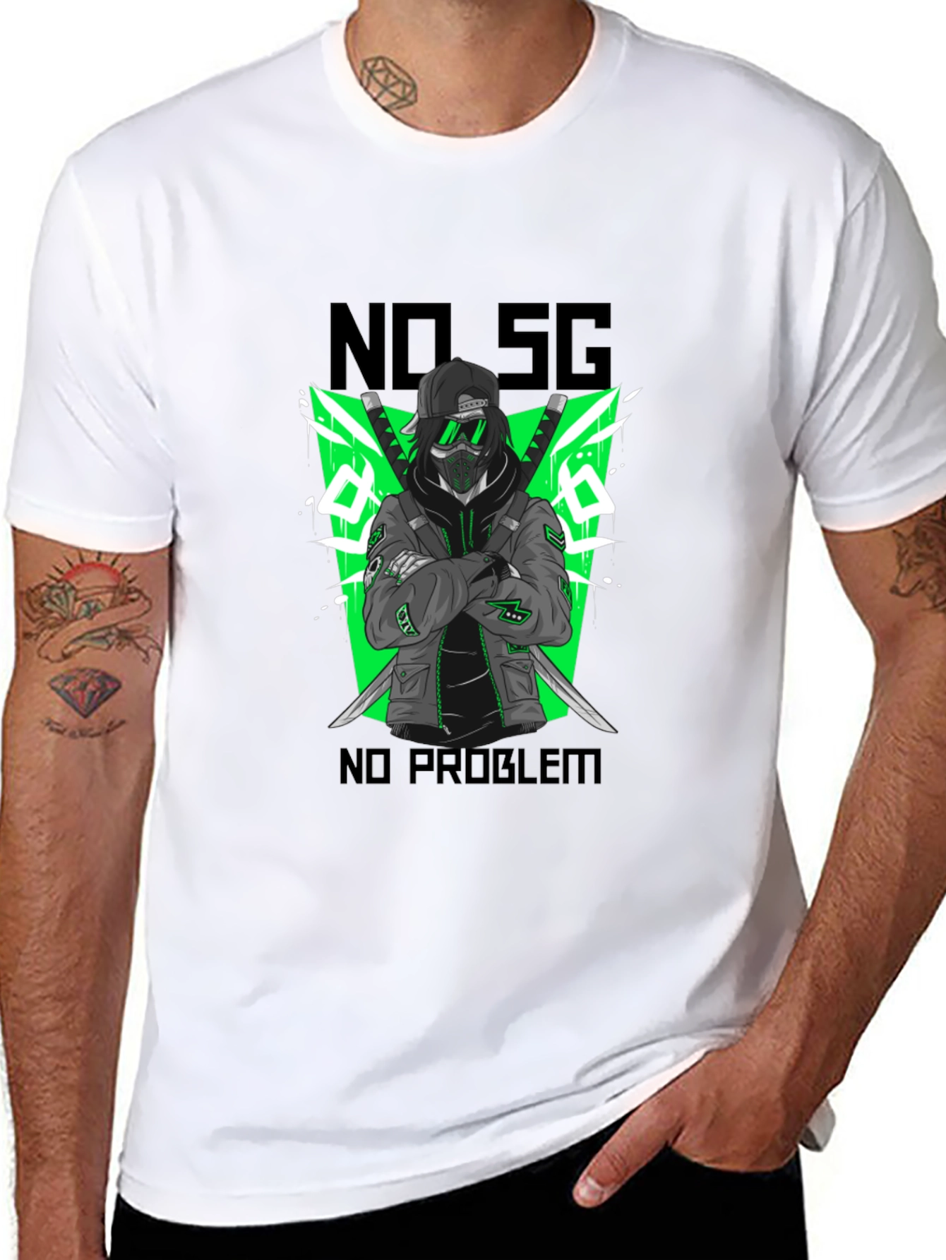 No 5G No Problem Graphic T-Shirt