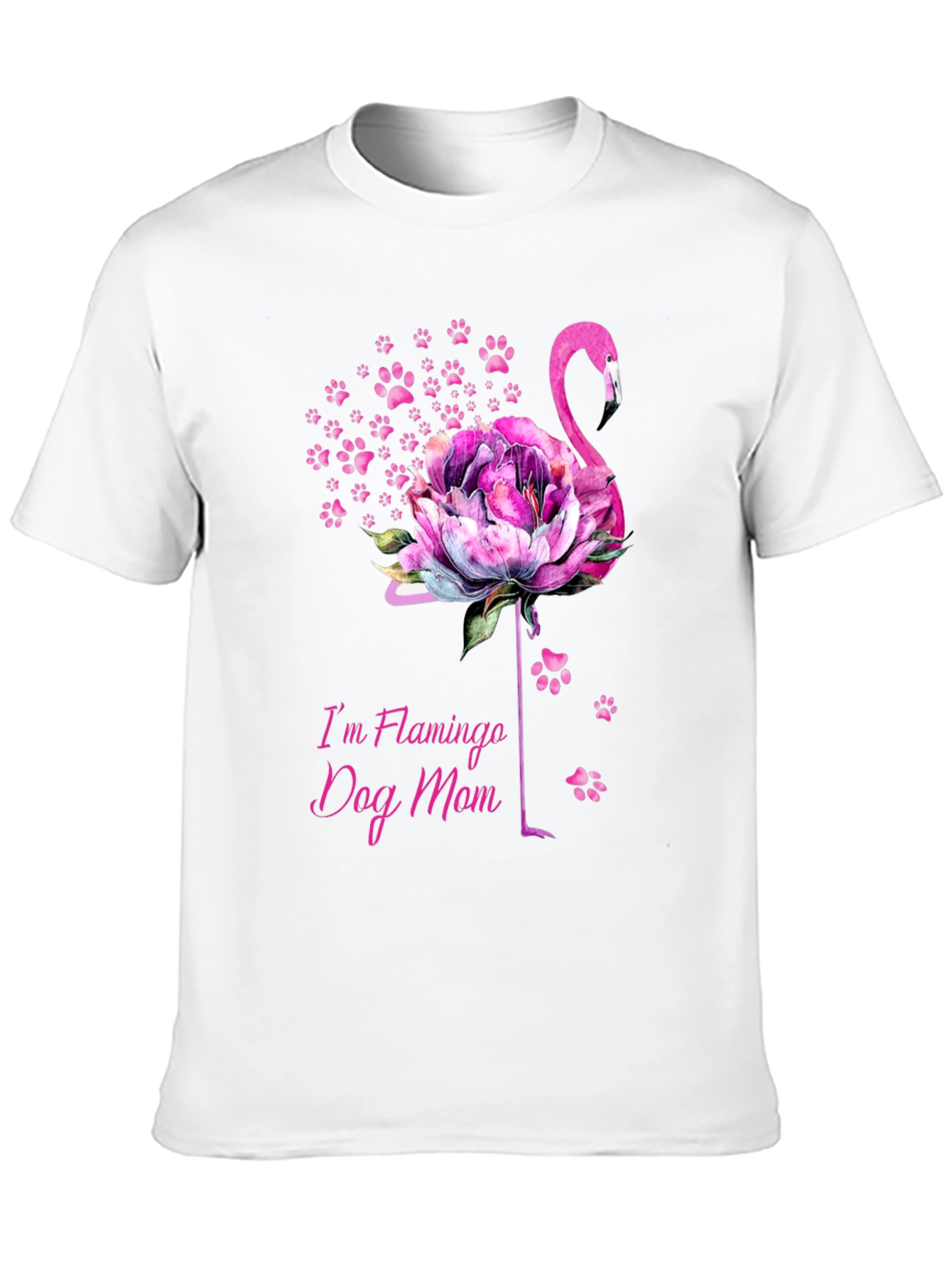 Im Flamingo Dog Mom Graphic Tee