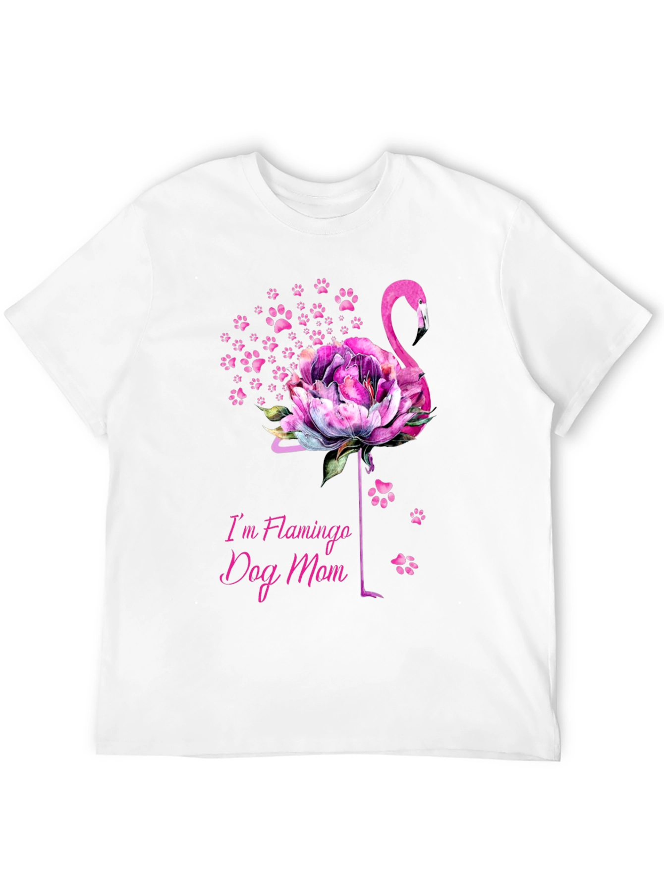 Im Flamingo Dog Mom Graphic Tee