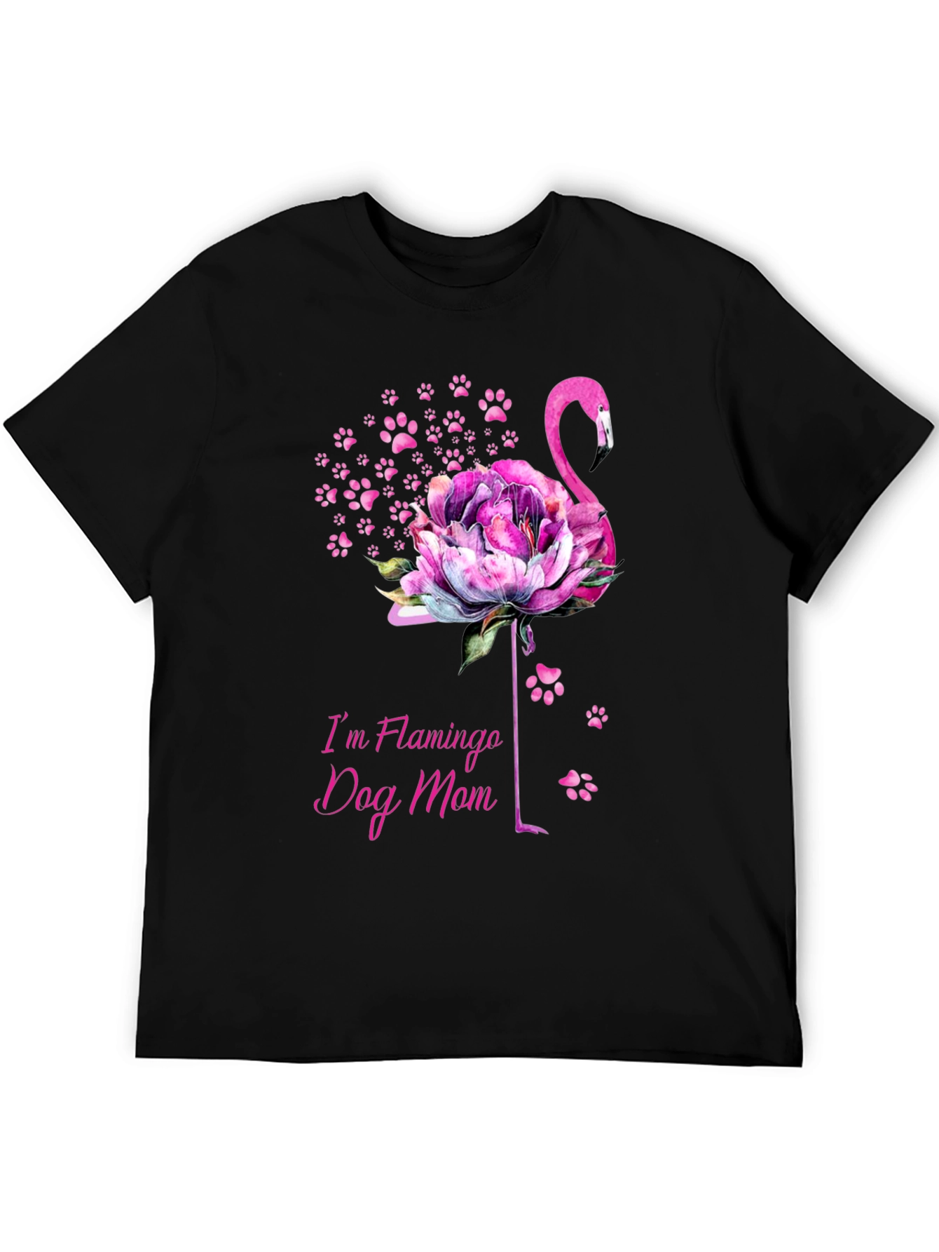 Im Flamingo Dog Mom Graphic Tee