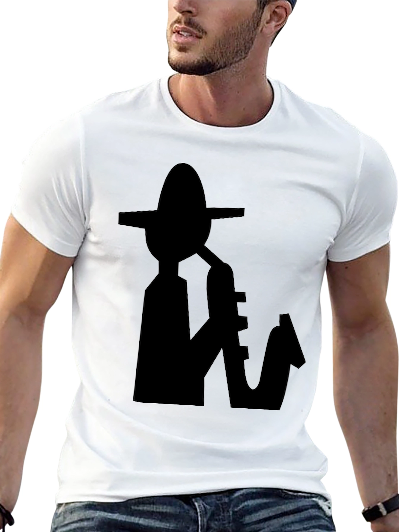 Cool Jazz Saxophone Graphic Tee