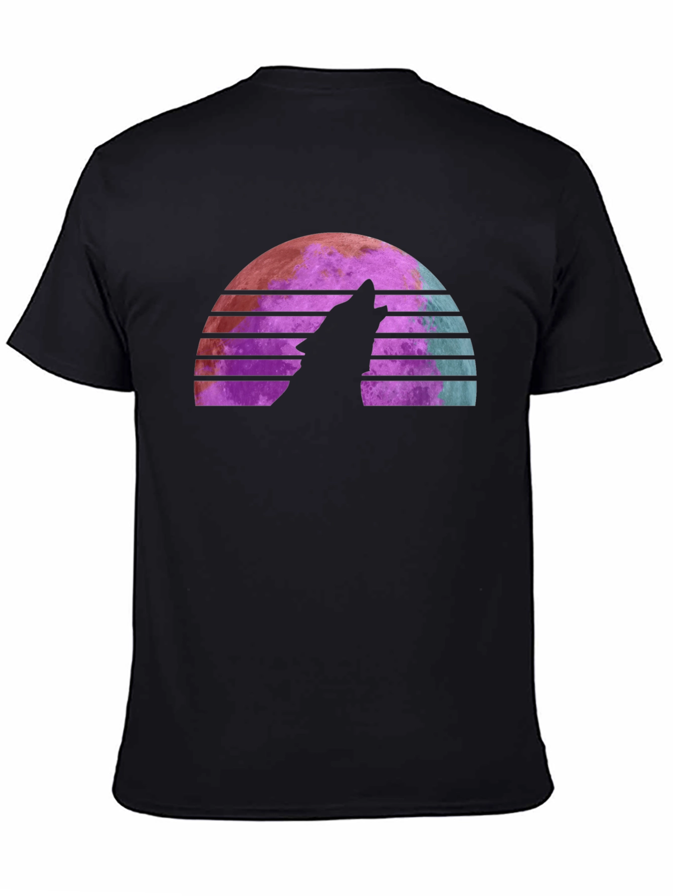 Retro Wolf Moon T-Shirt