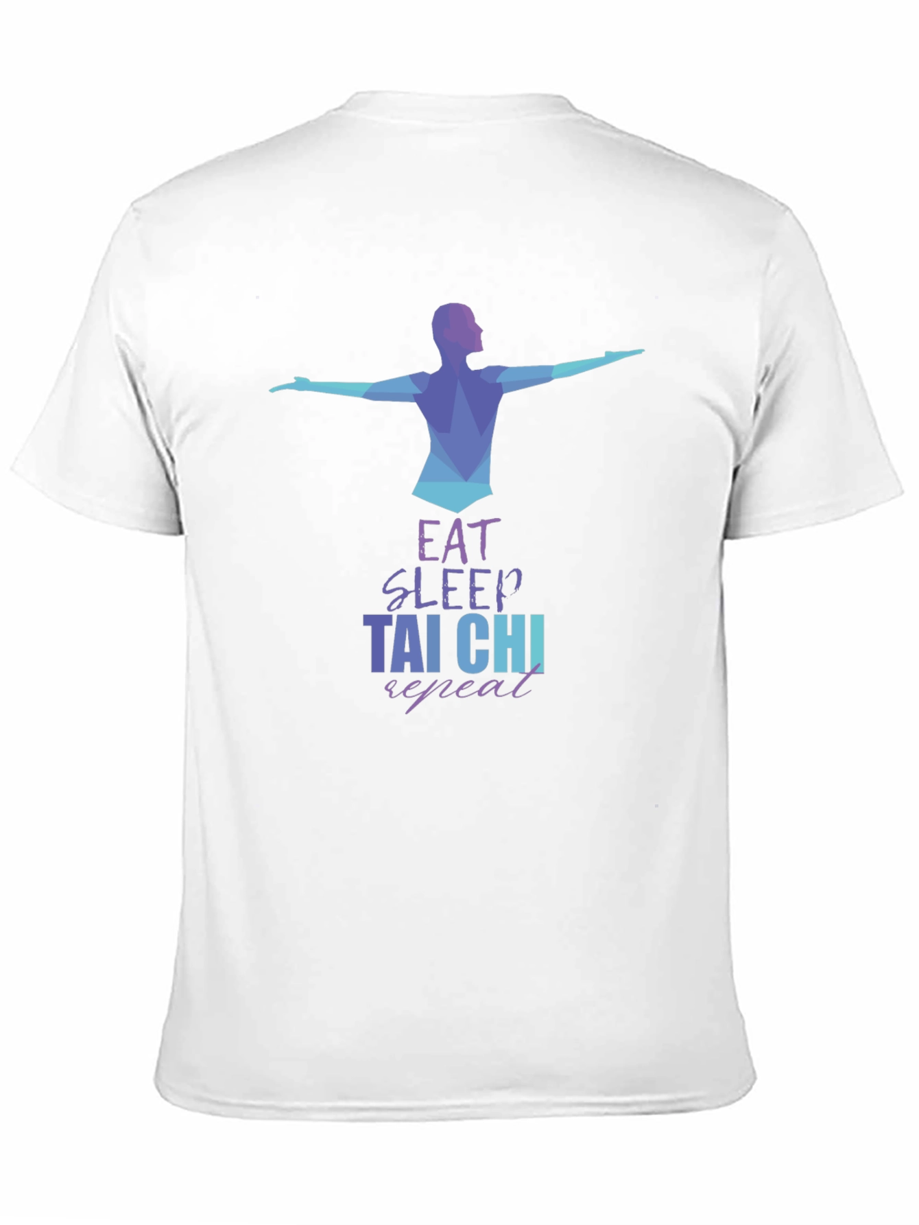 Eat Sleep Tai Chi Repeat Black T-Shirt