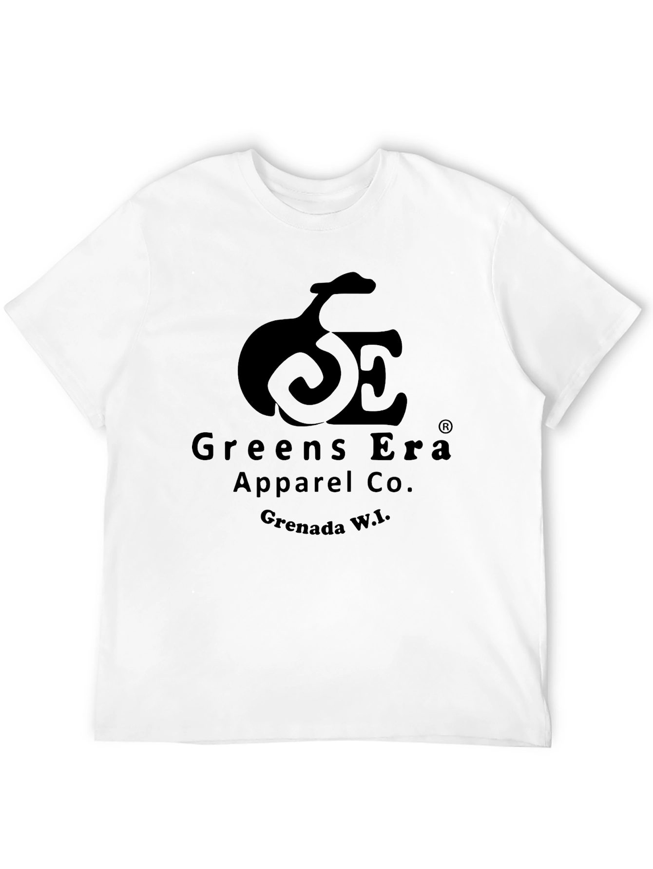 Greens Era Apparel Black Graphic T-Shirt