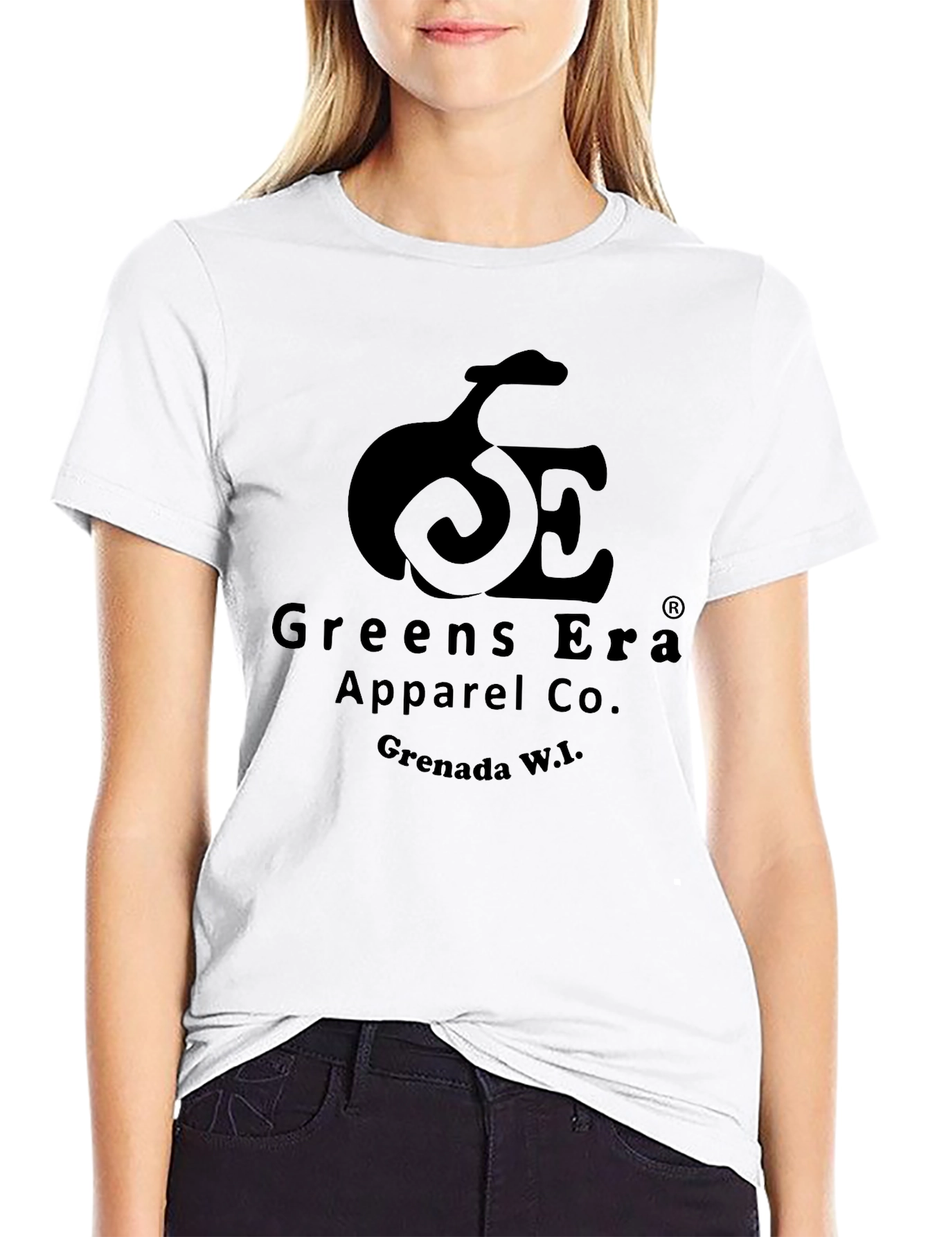Greens Era Apparel Black Graphic T-Shirt
