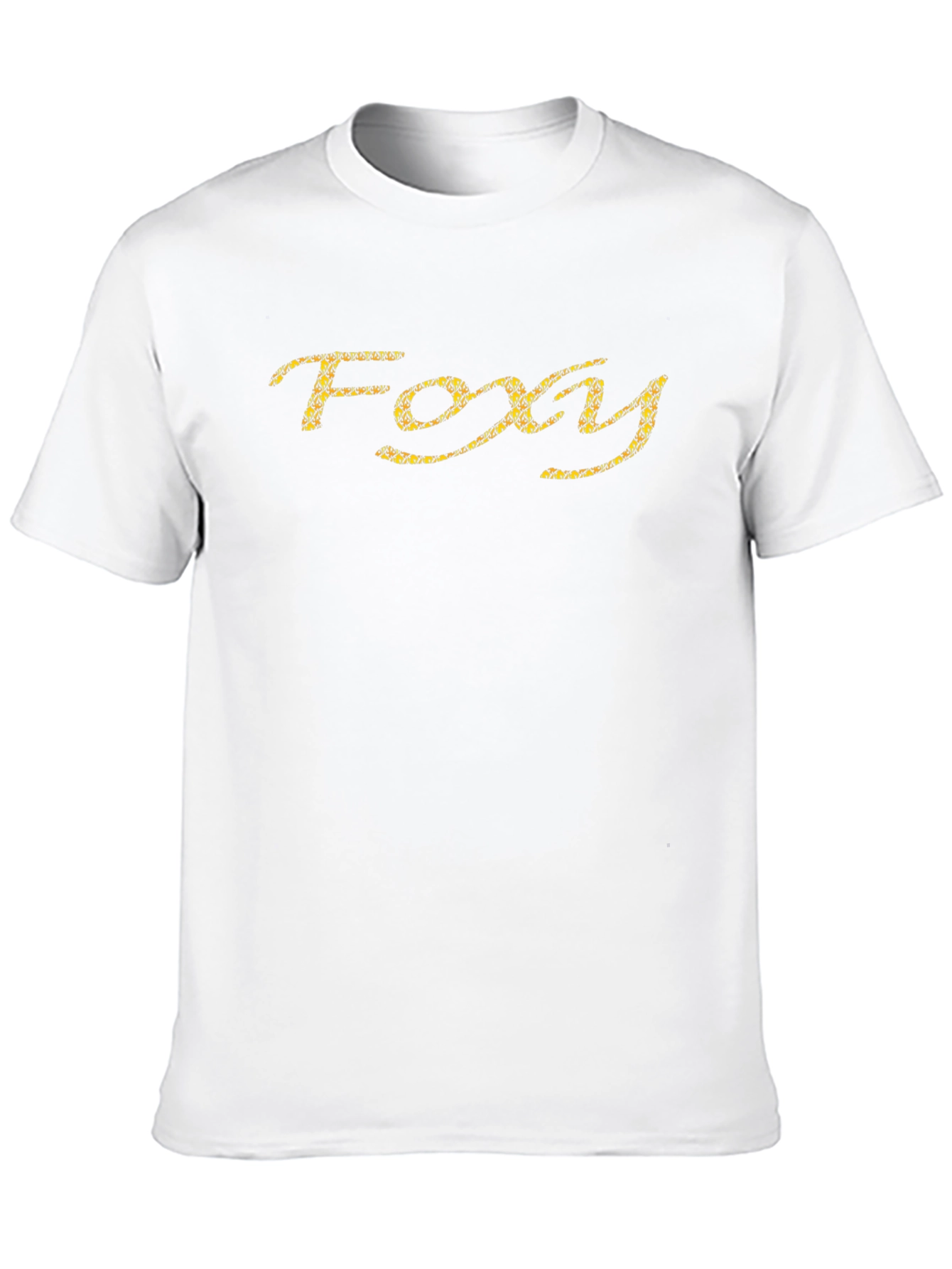 Foxy Graphic Print Black T-Shirt