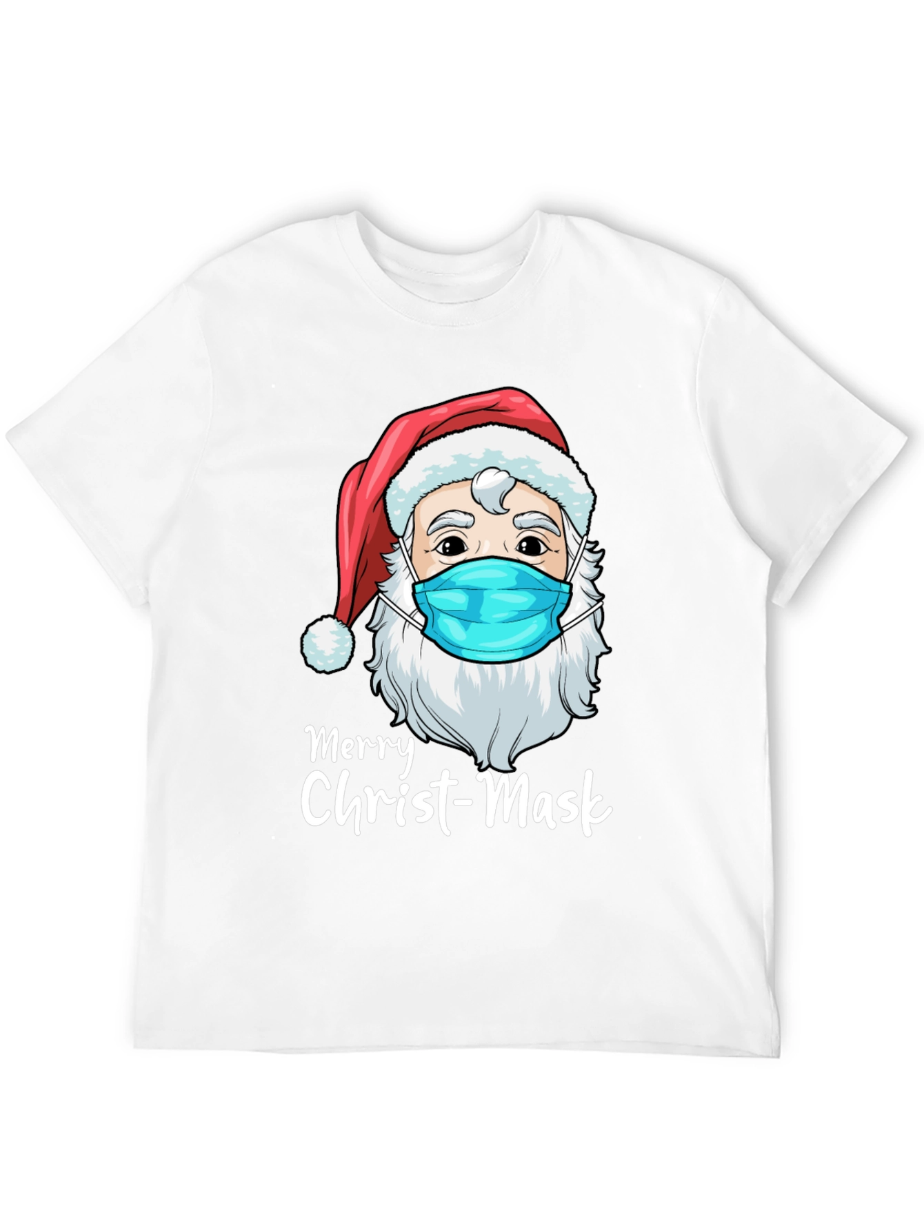 Merry Christ-Mask Santa T-Shirt