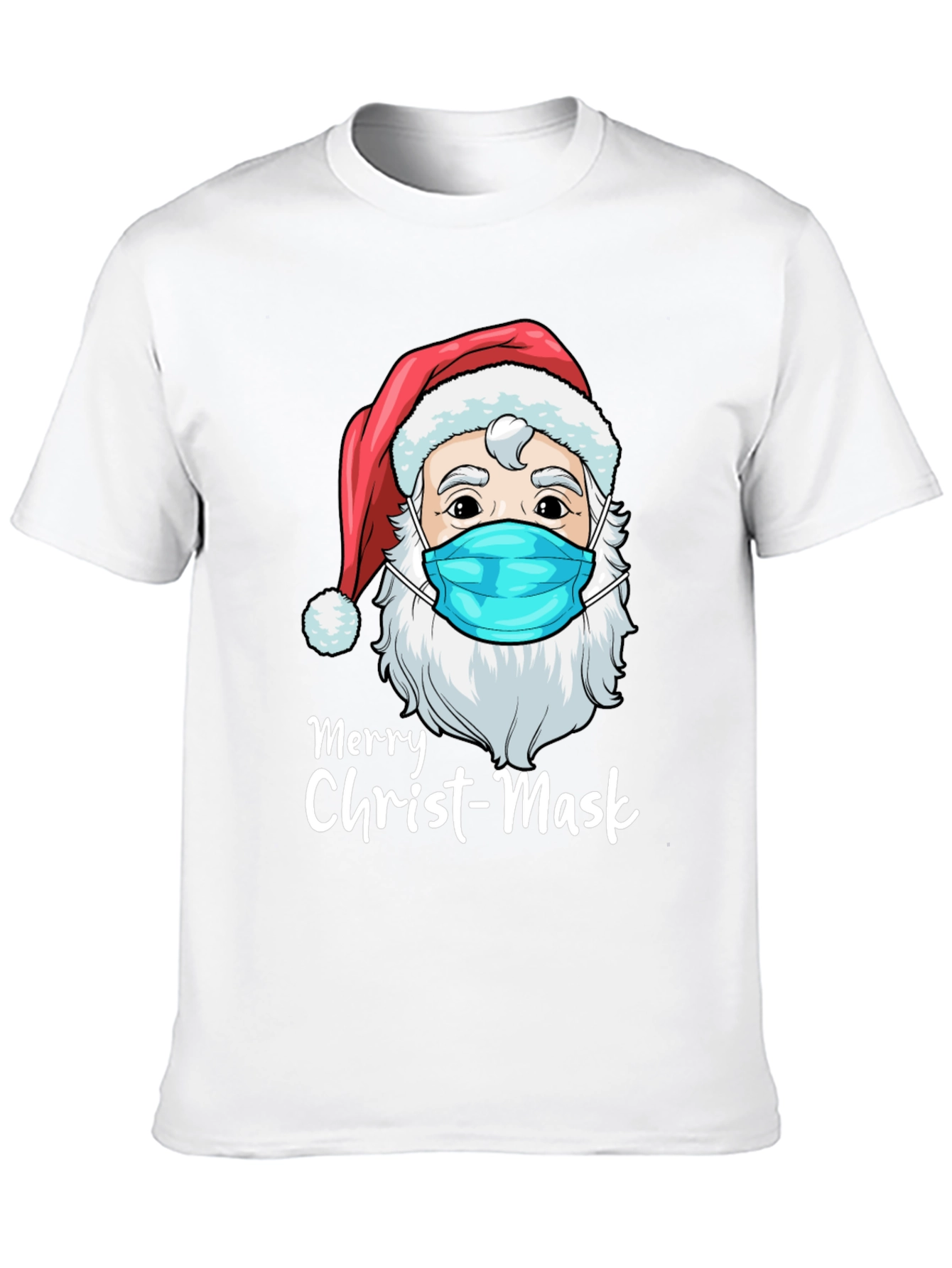 Merry Christ-Mask Santa T-Shirt