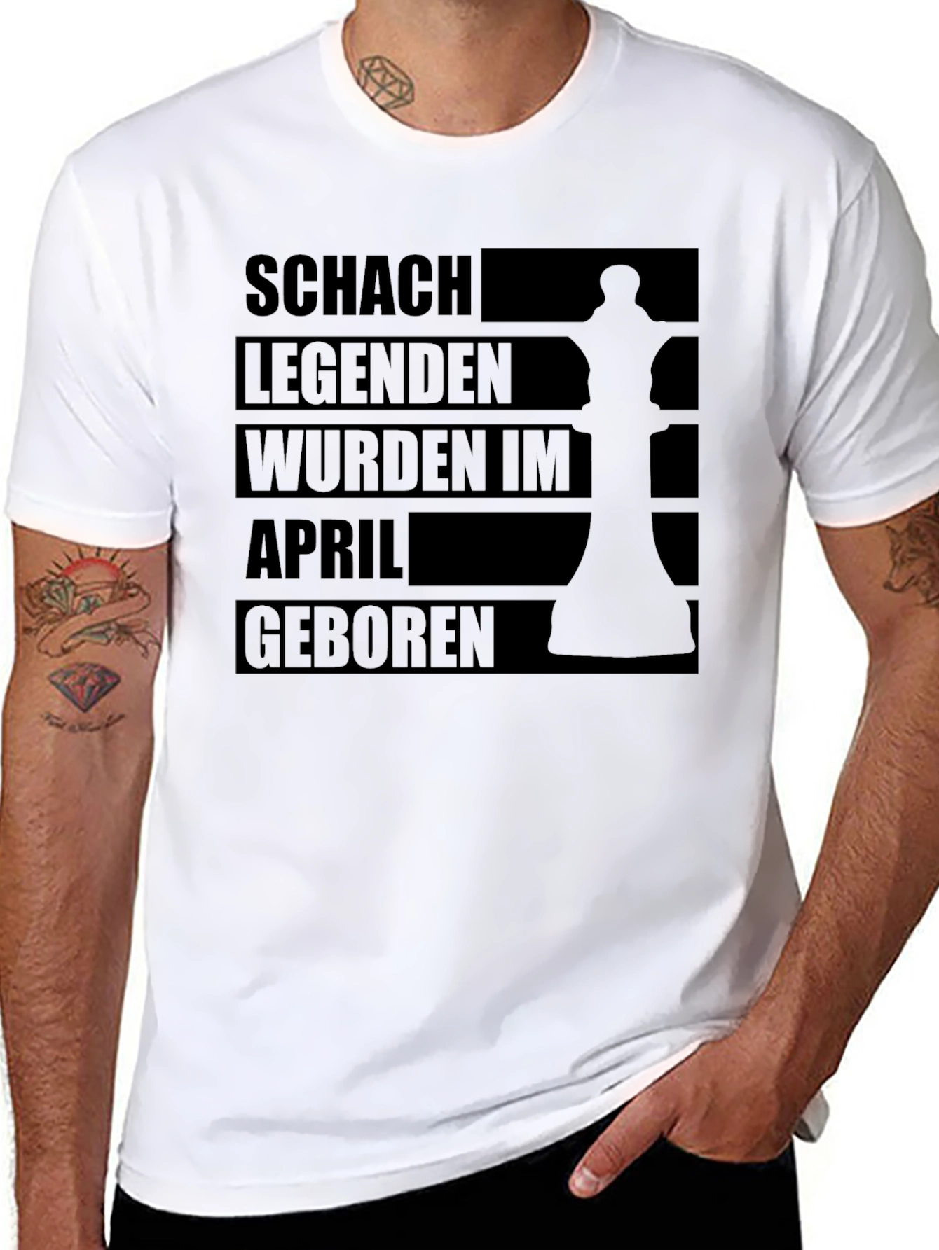 Chess Legends Born in April Graphic Tee