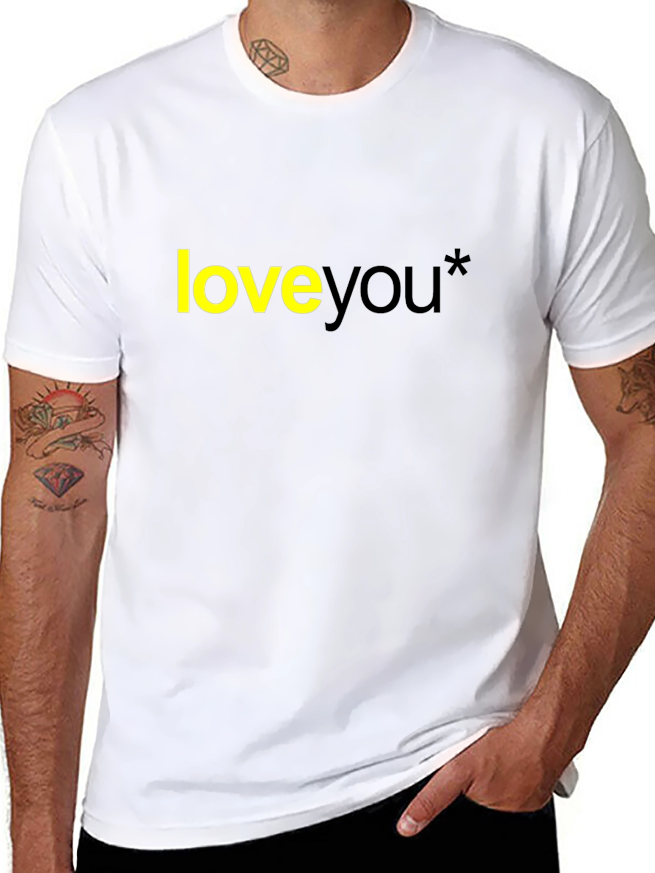 Love You T-Shirt - Soft Cotton Blend Modern Fit