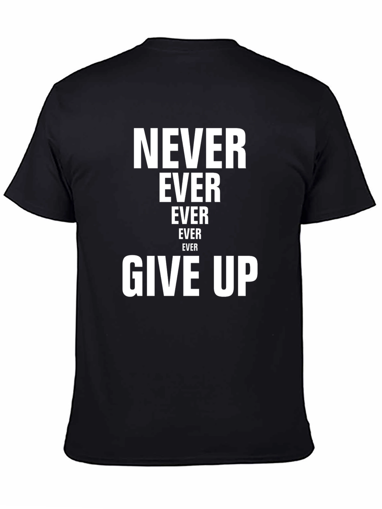 Never Give Up T-Shirt - Motivational Graphic Tee